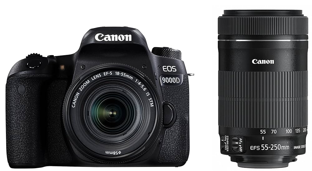 Canon EOS 9000D ダブルレンズセット スマホで操作＆転送可能♪ Canon