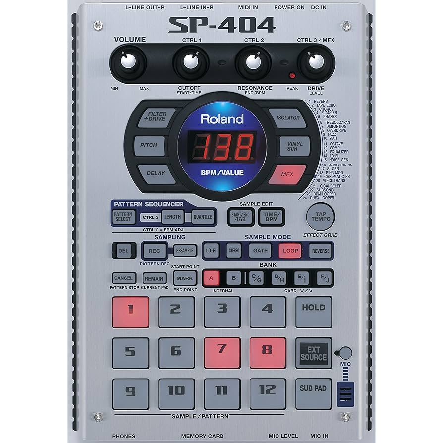 Roland SP-404 サンプラー ACアダプター付き 512MB Roland SP-404 MKII