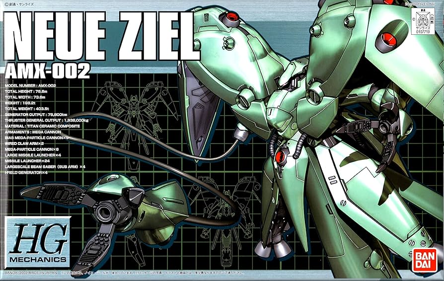 Amazon | HG 1/550 AMX-002 ノイエ・ジール 機動戦士ガンダム0083