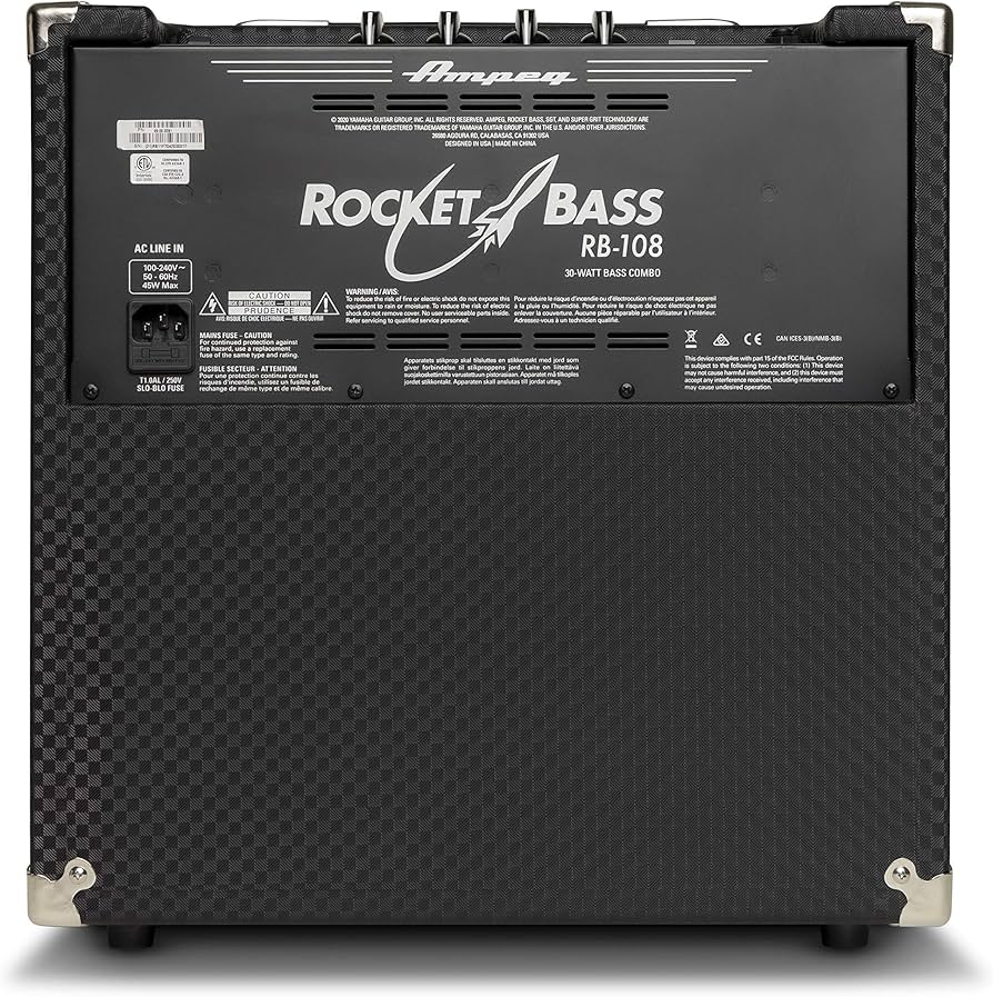 Amazon.co.jp: Ampeg Rocket Bass RB-108 1x8インチ 30ワット バス