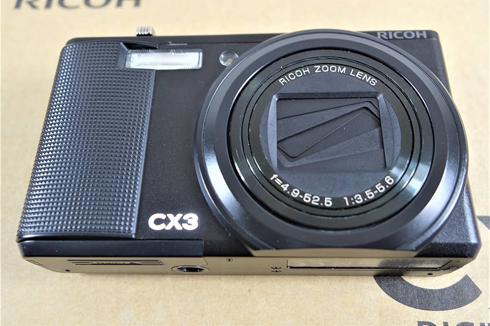 Amazon | RICOH デジタルカメラ CX3 ブラック CX3BK | コンパクト 通販