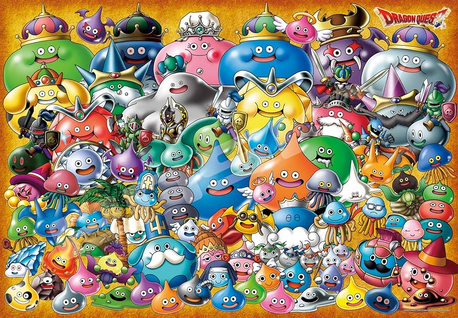 ドラゴンクエストⅠ Ⅱ ジグソーパズル 1000ピース ドラゴンクエストⅠ