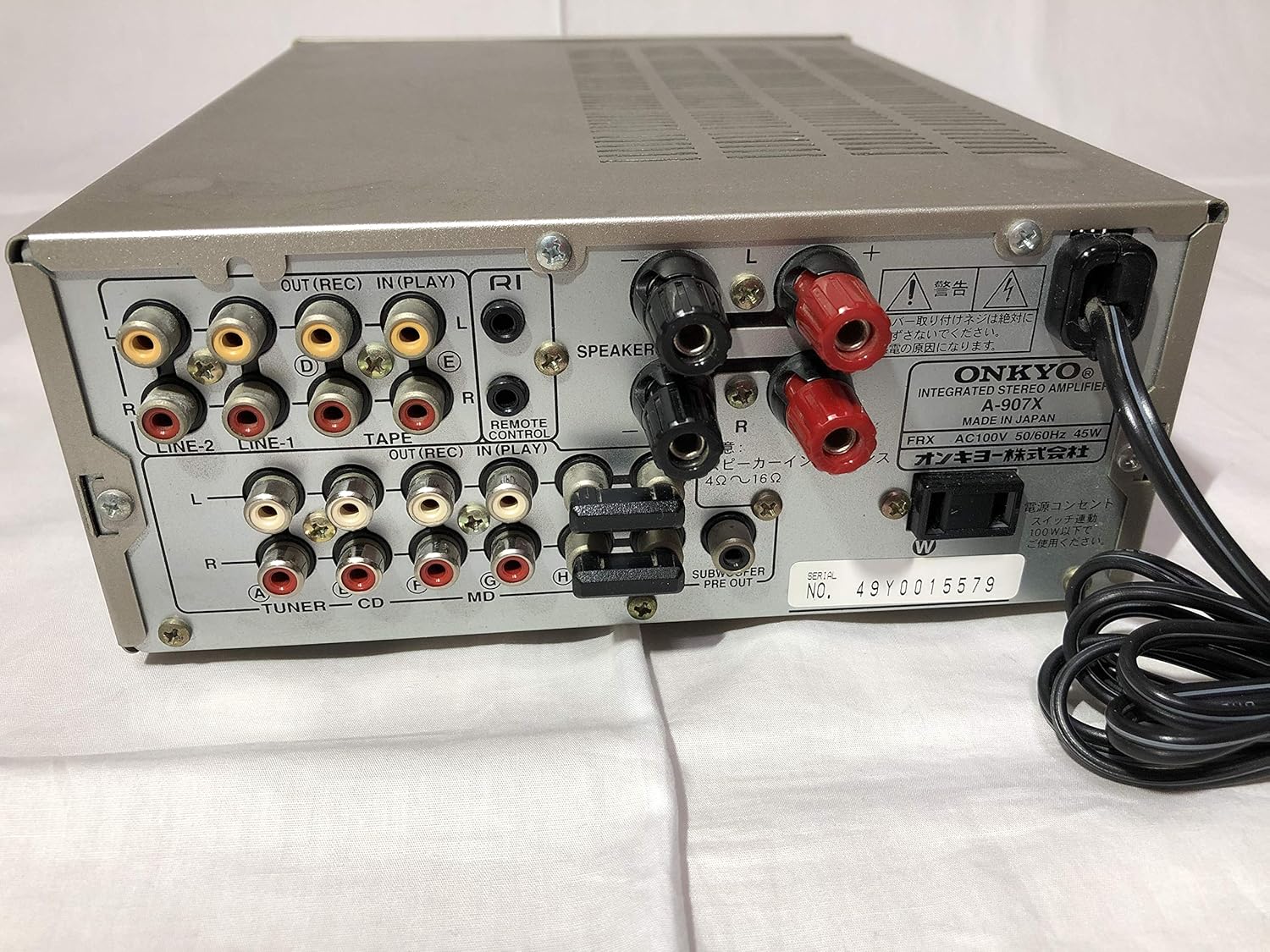 ☆整備済み☆ONKYO A-907X SPリレー交換済み 上級機 取説 美品⑦ Yahoo