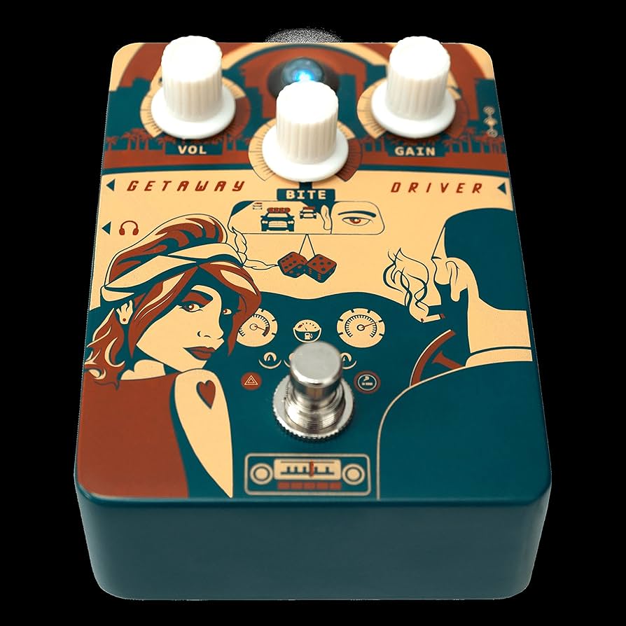 Amazon.com: Orange Getaway Driver Overdrive Pedal, Blue : Musical