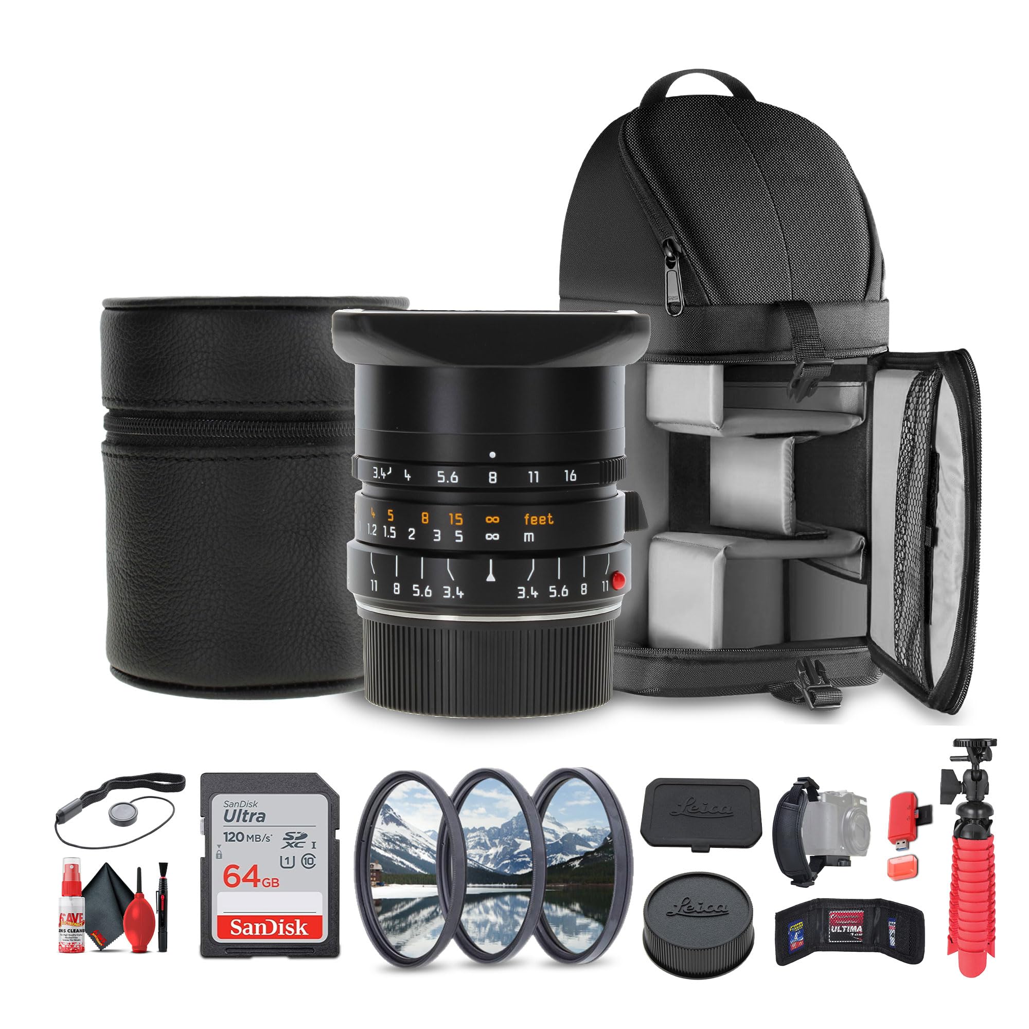 Amazon.com : Leica Super-Elmar-M 21mm f/3.4 ASPH. Lens (11145) +