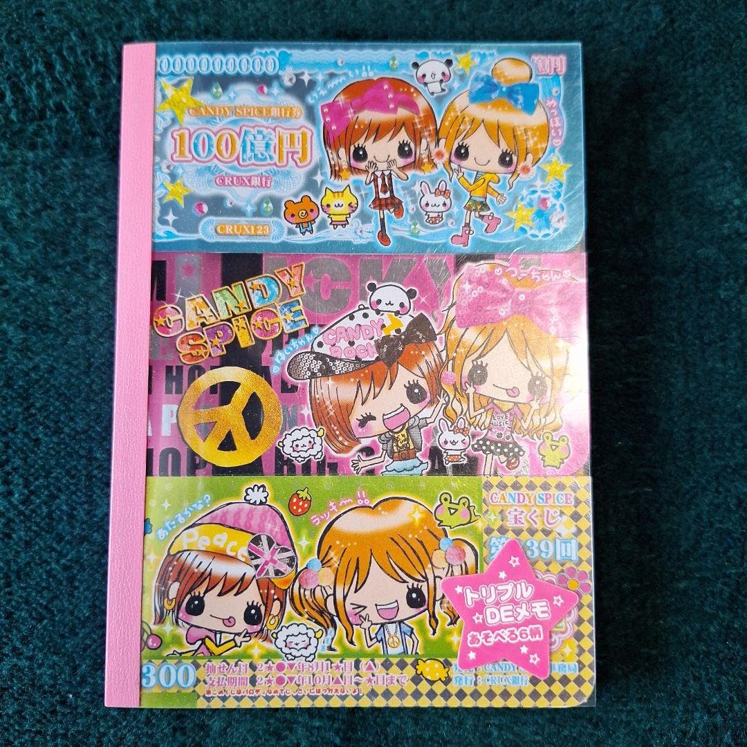 d*7様 ドリンクパロディ メモ帳 ぱんだ 平成レトロ カミオジャパン