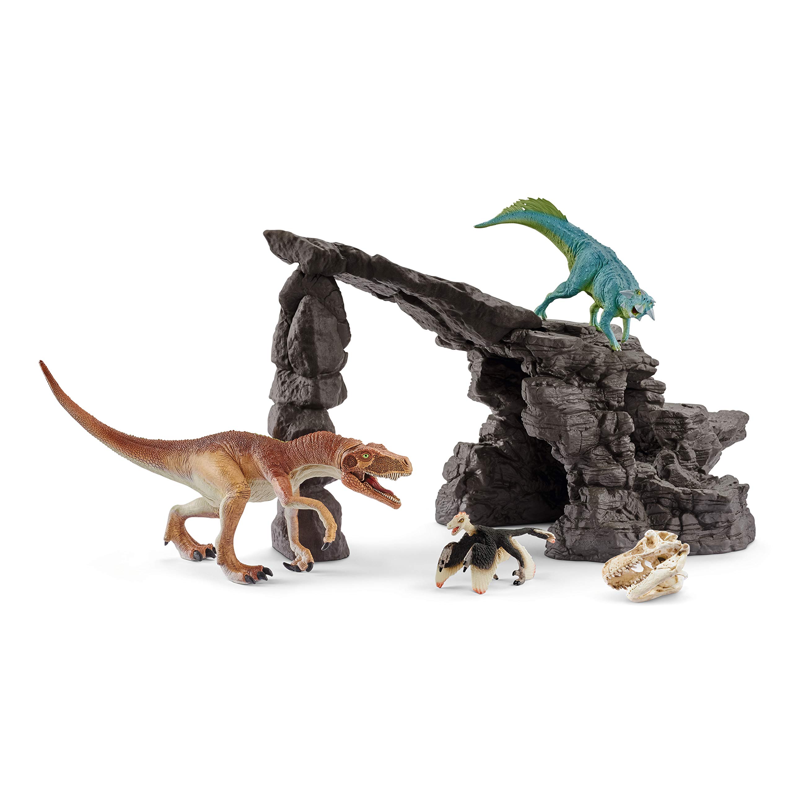 Amazon.co.jp: シュライヒ 恐竜 恐竜たちの洞窟プレイセット