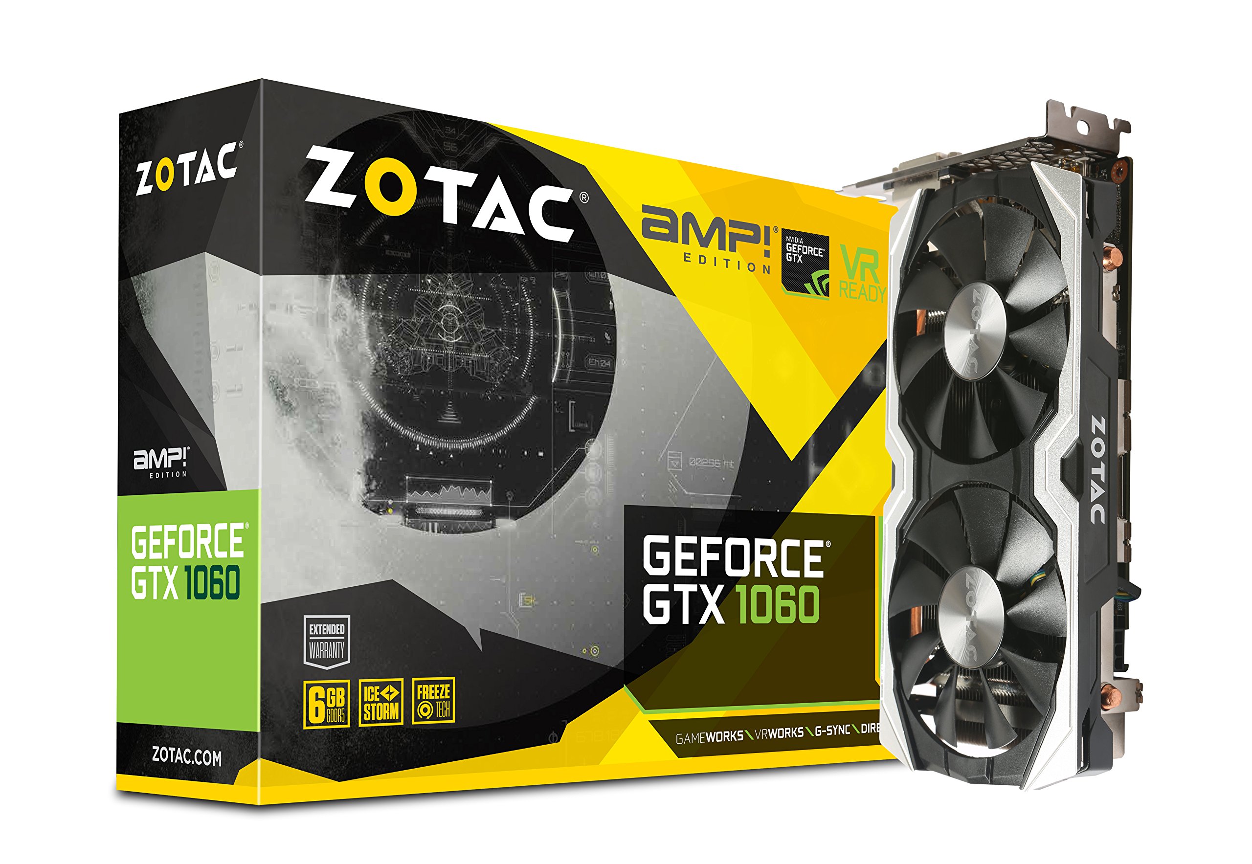 Carte Graphique Zotac GeForce GTX 1060 6G Amp Edition : Amazon.fr