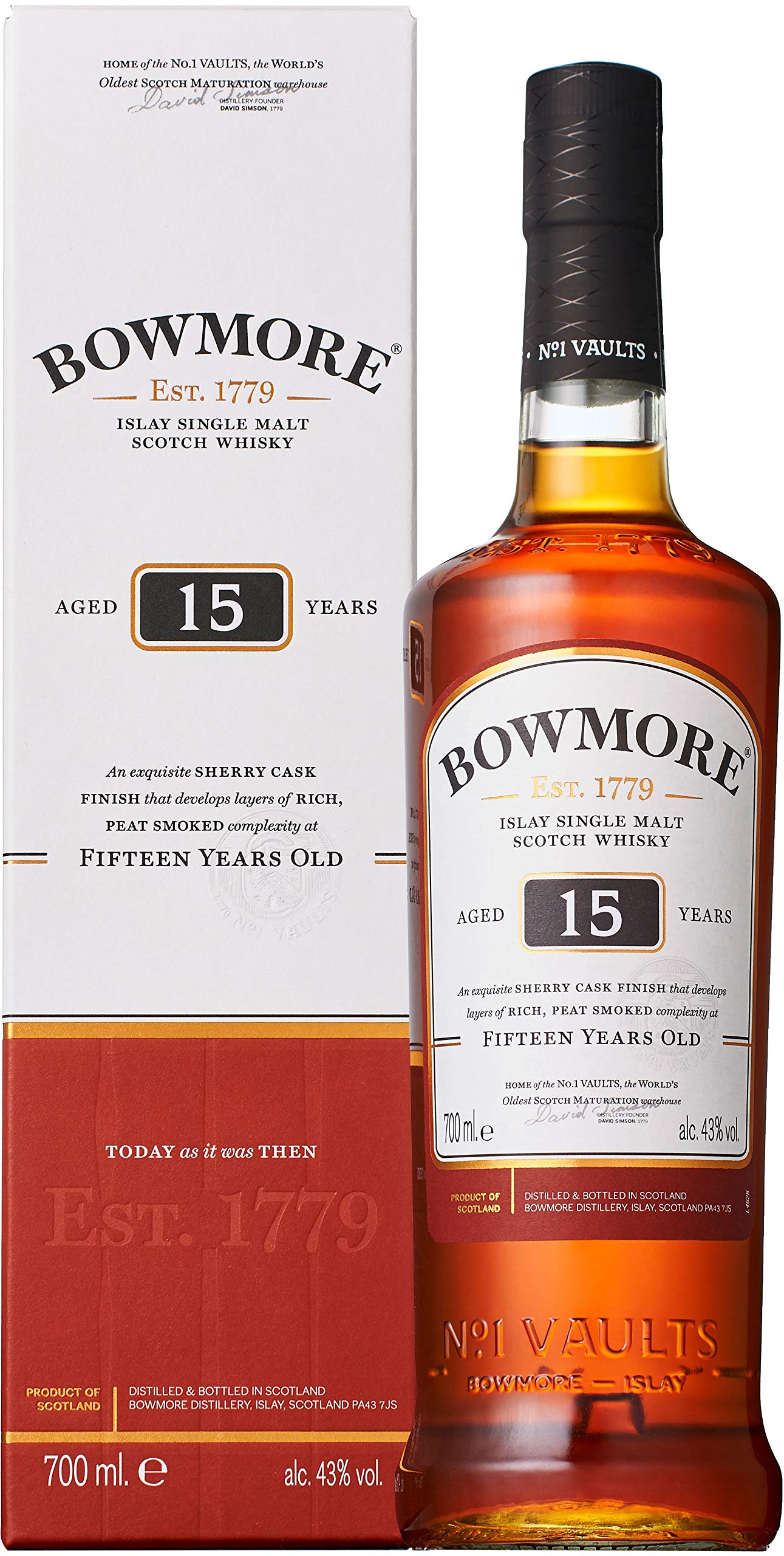 新品 未開封 BOWMORE ボウモア15年 ウイスキー 700ml 【公式通販】