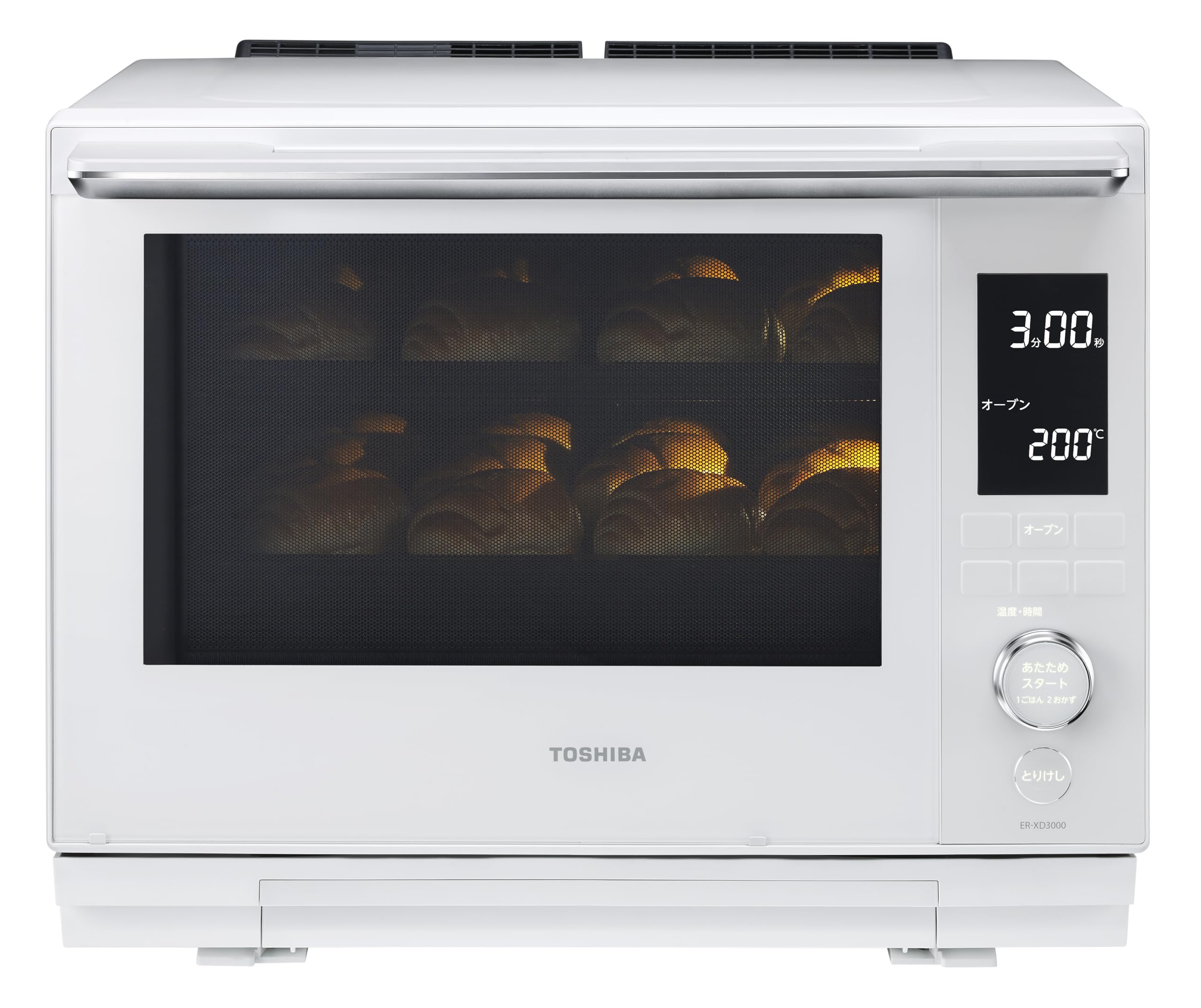 Amazon | 東芝(TOSHIBA) 過熱水蒸気オーブンレンジ 石窯ドーム 30L 300