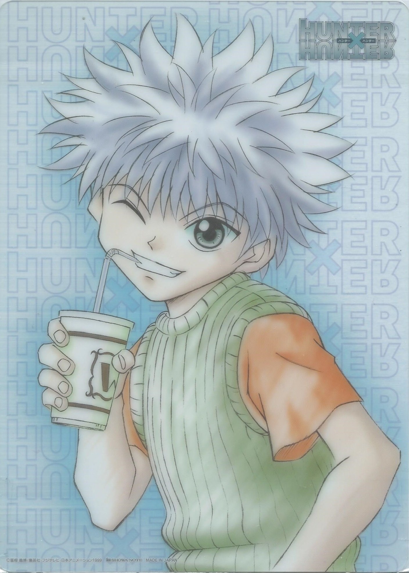 未開封品】旧作HUNTER×HUNTER キルア クリア下敷き HUNTER × HUNTER