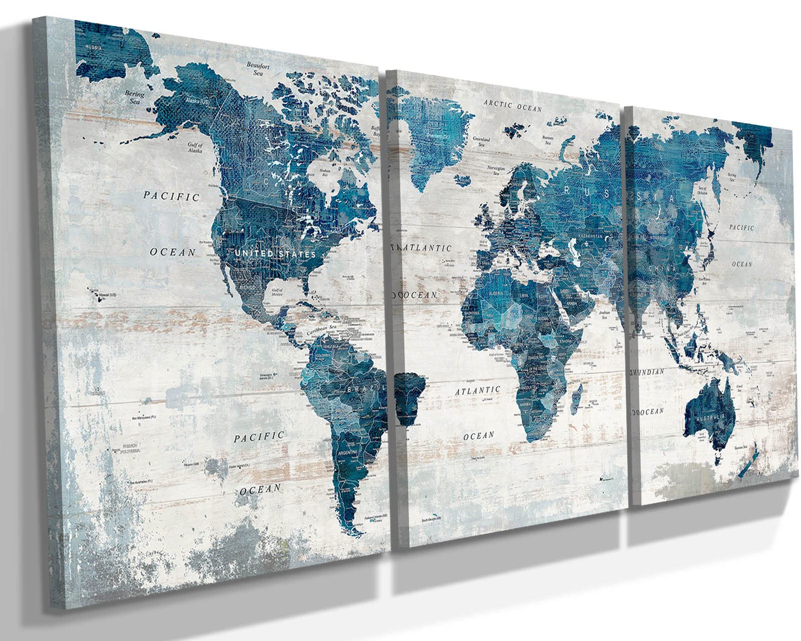 水晶絵世界地図アートパネルクリスタル立体絵画アートパネル壁画