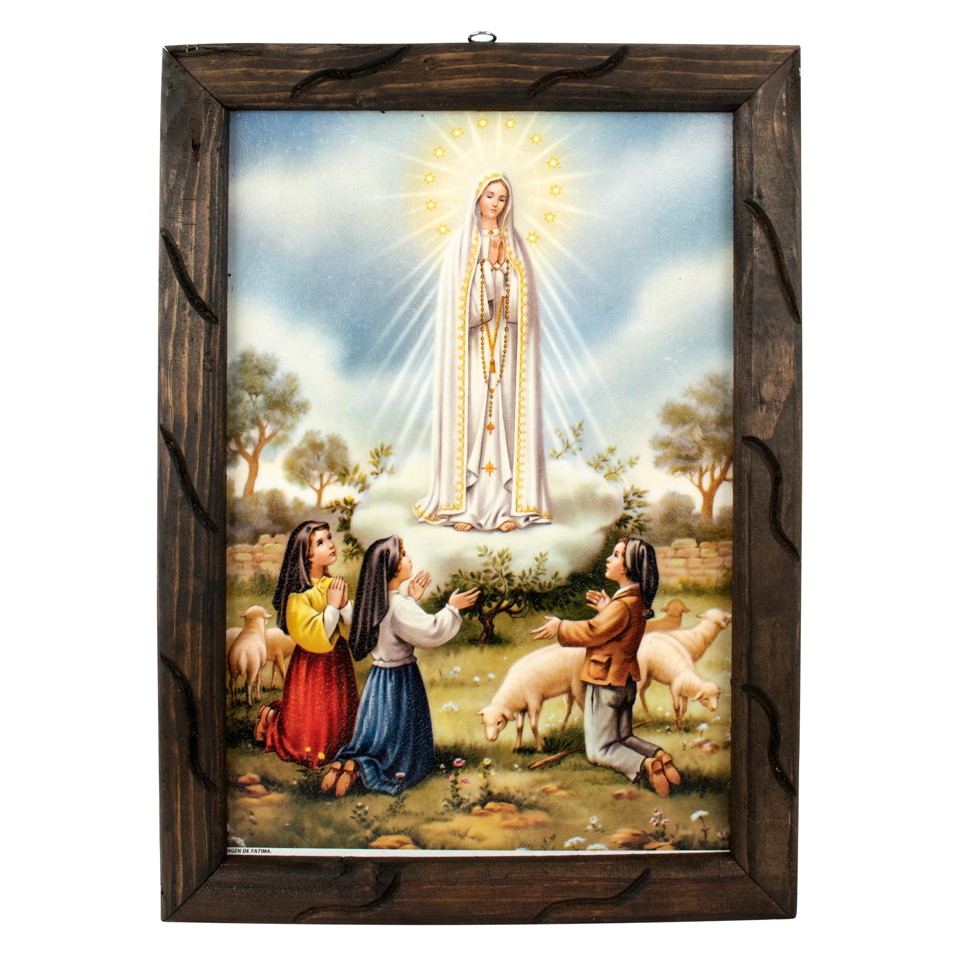 Amazon.com: Mrcjsales- Our Lady of Fatima image Virgen de Fatima