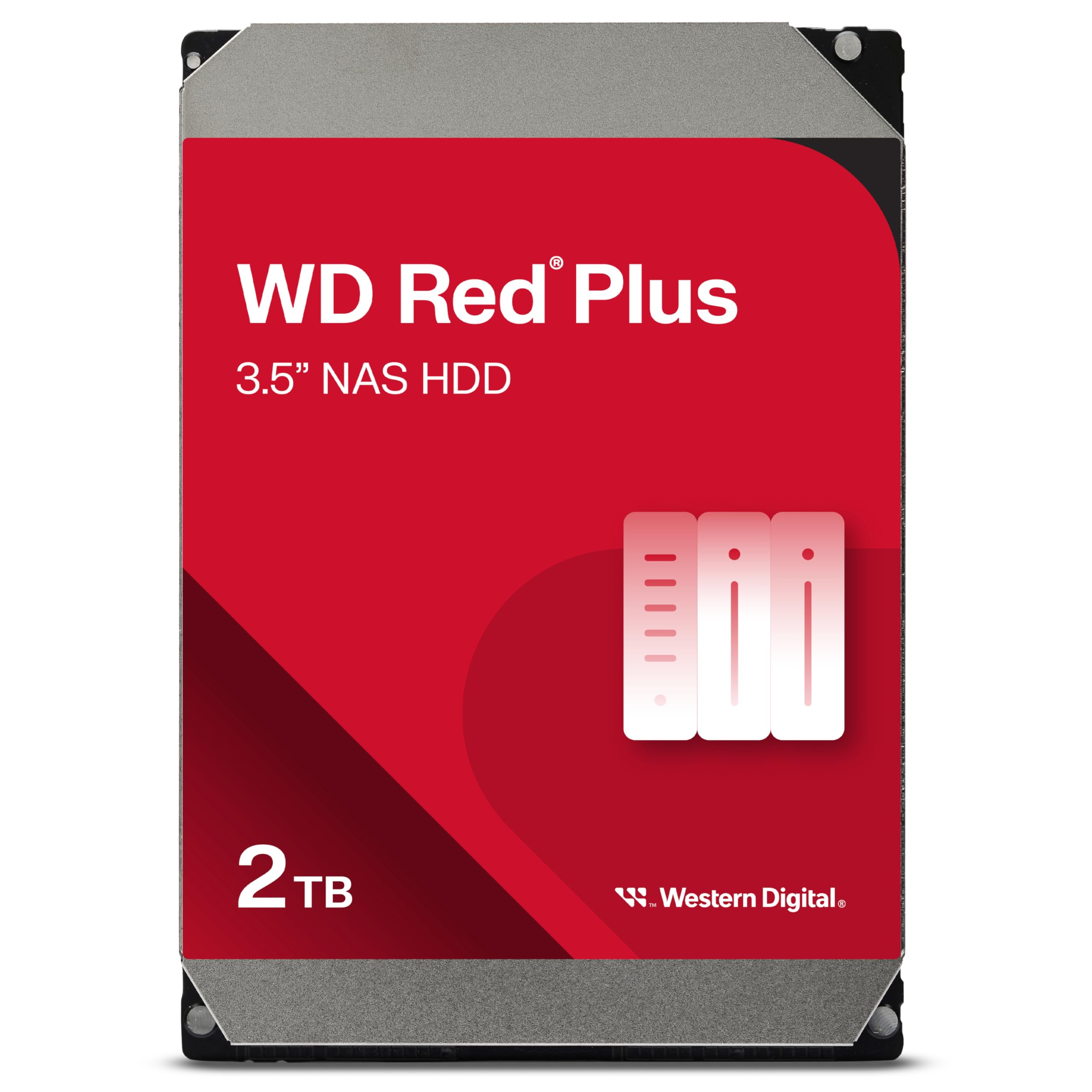 Amazon.com: Western Digital 2TB WD Red Plus NAS Internal Hard