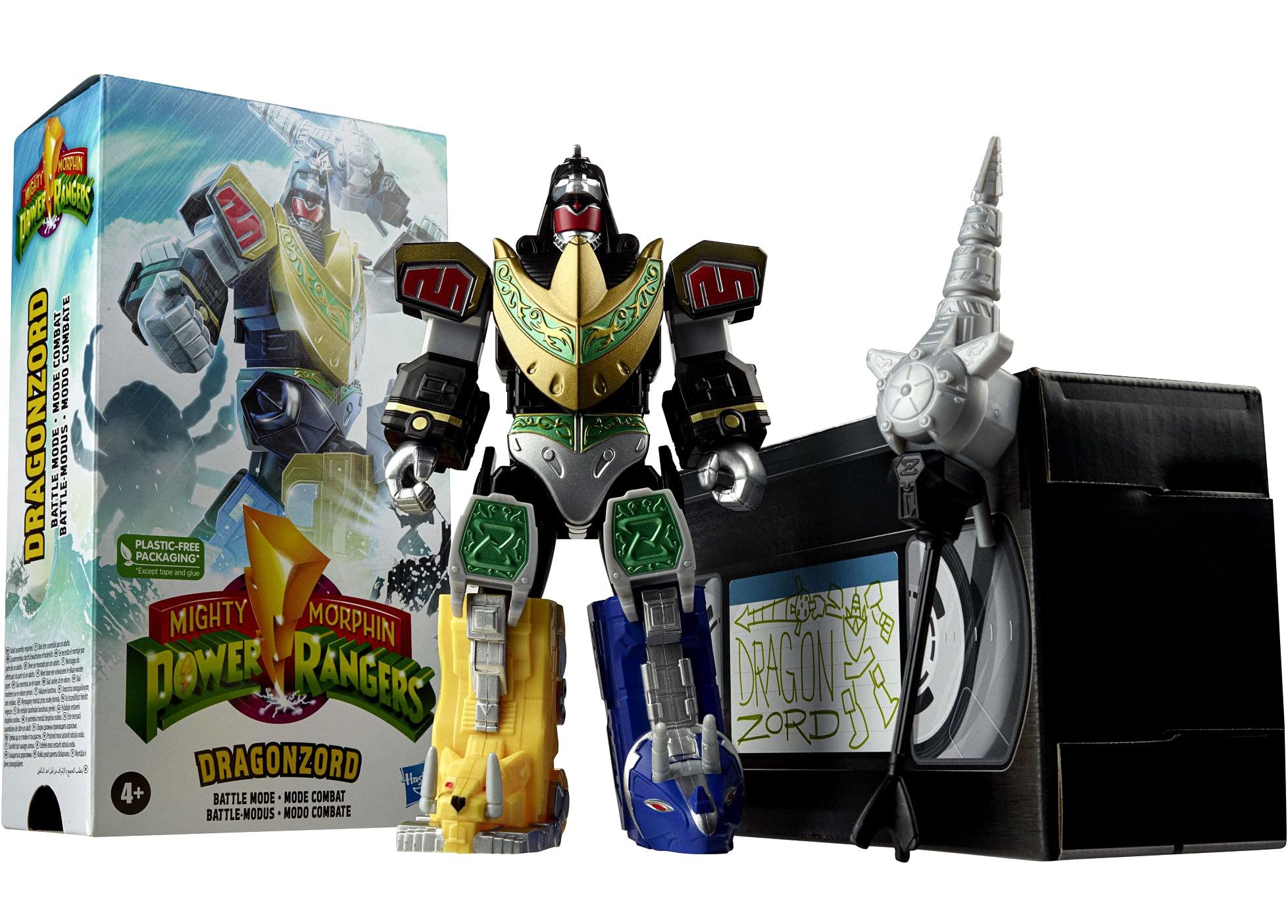 Amazon.com: Mighty Morphin Power Rangers Megazord 7 inch Classic