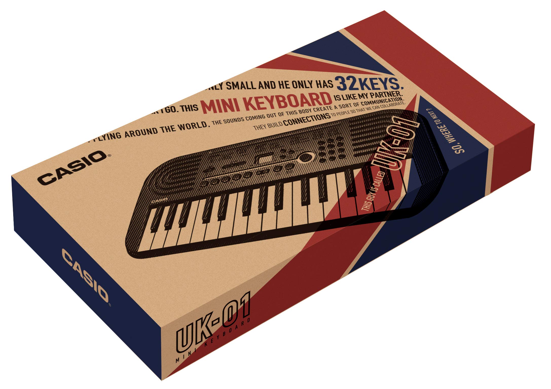 CASIO カシオ 32ミニ鍵盤 電子キーボード UK-01 ミニキーボード Amazon