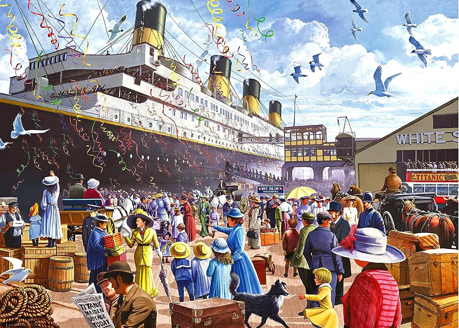 Amazon | CHengQiSM 1000ピース ジグソーパズル タイタニック号 パズル