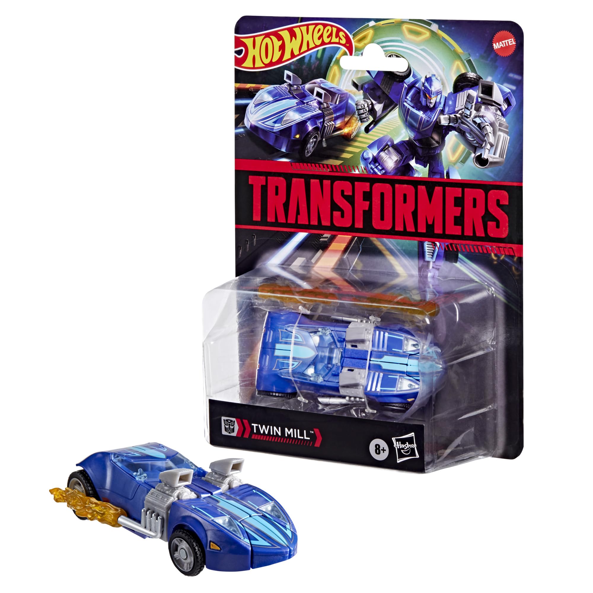Amazon.com: Transformers Collaborative Hot Wheels x Twin Mill