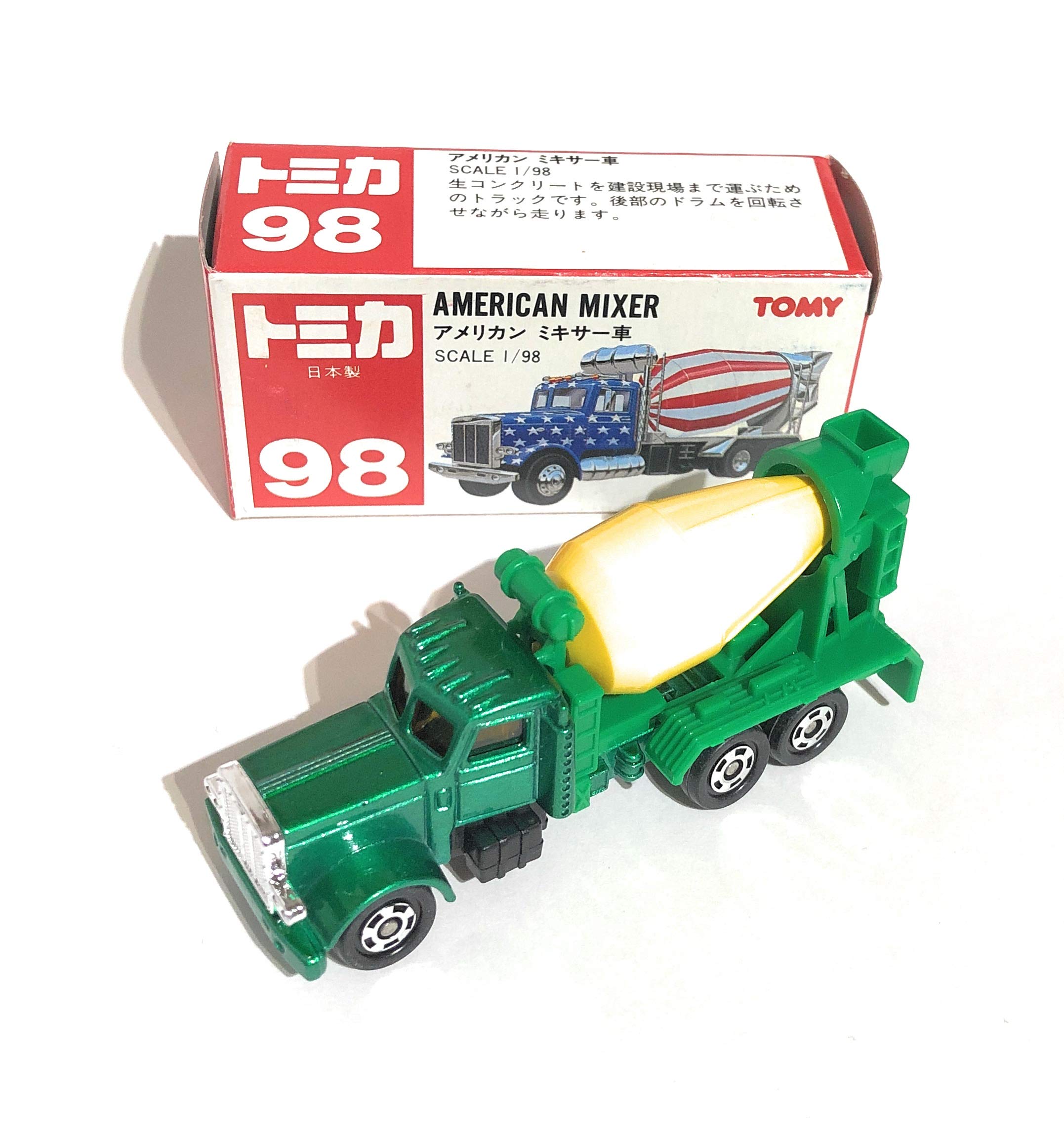 Amazon | トミカ 98 アメリカン ミキサー車 1/98 | ミニカー・ダイ