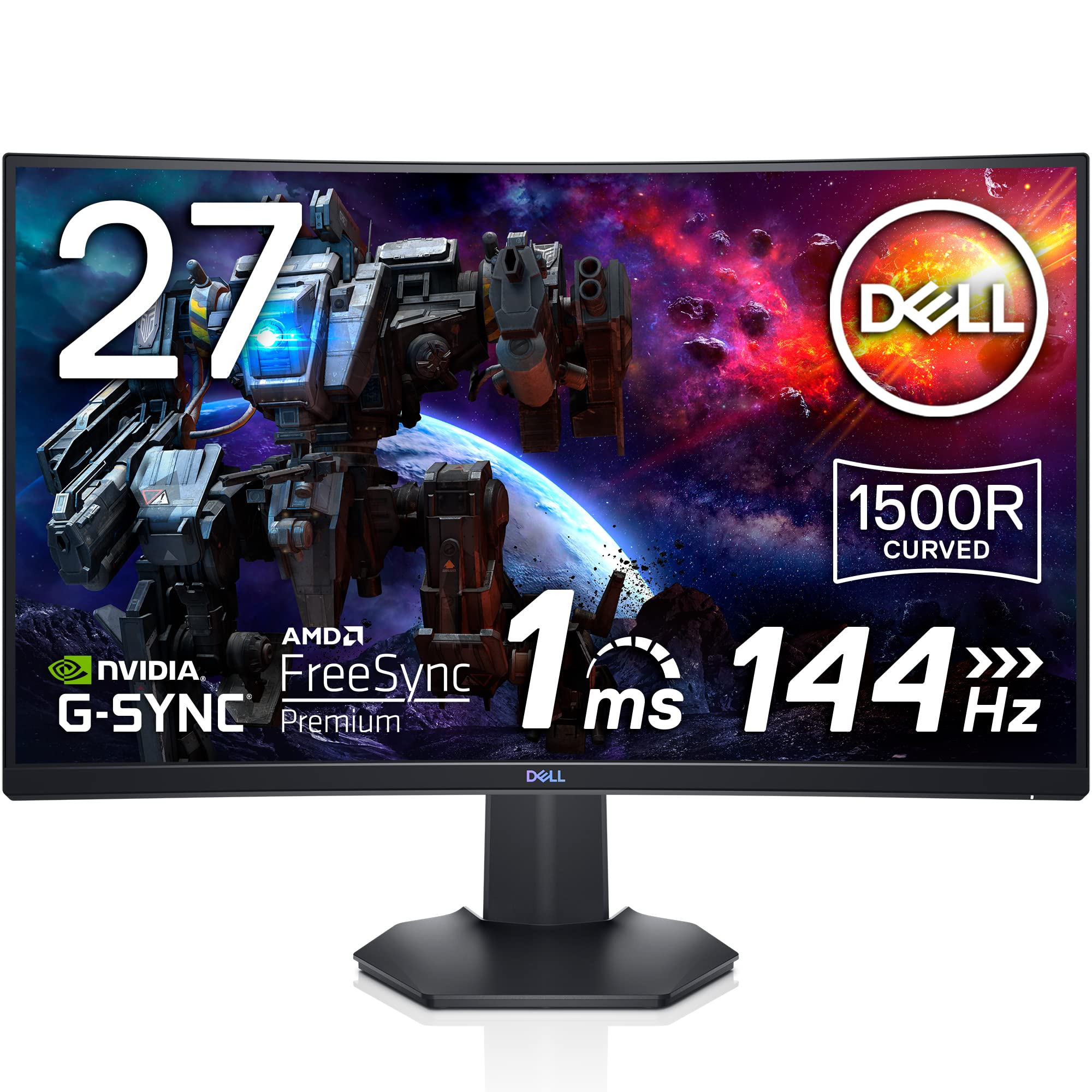 Amazon.co.jp: Dell S2721HGF 27インチ 曲面 ゲーミングモニター