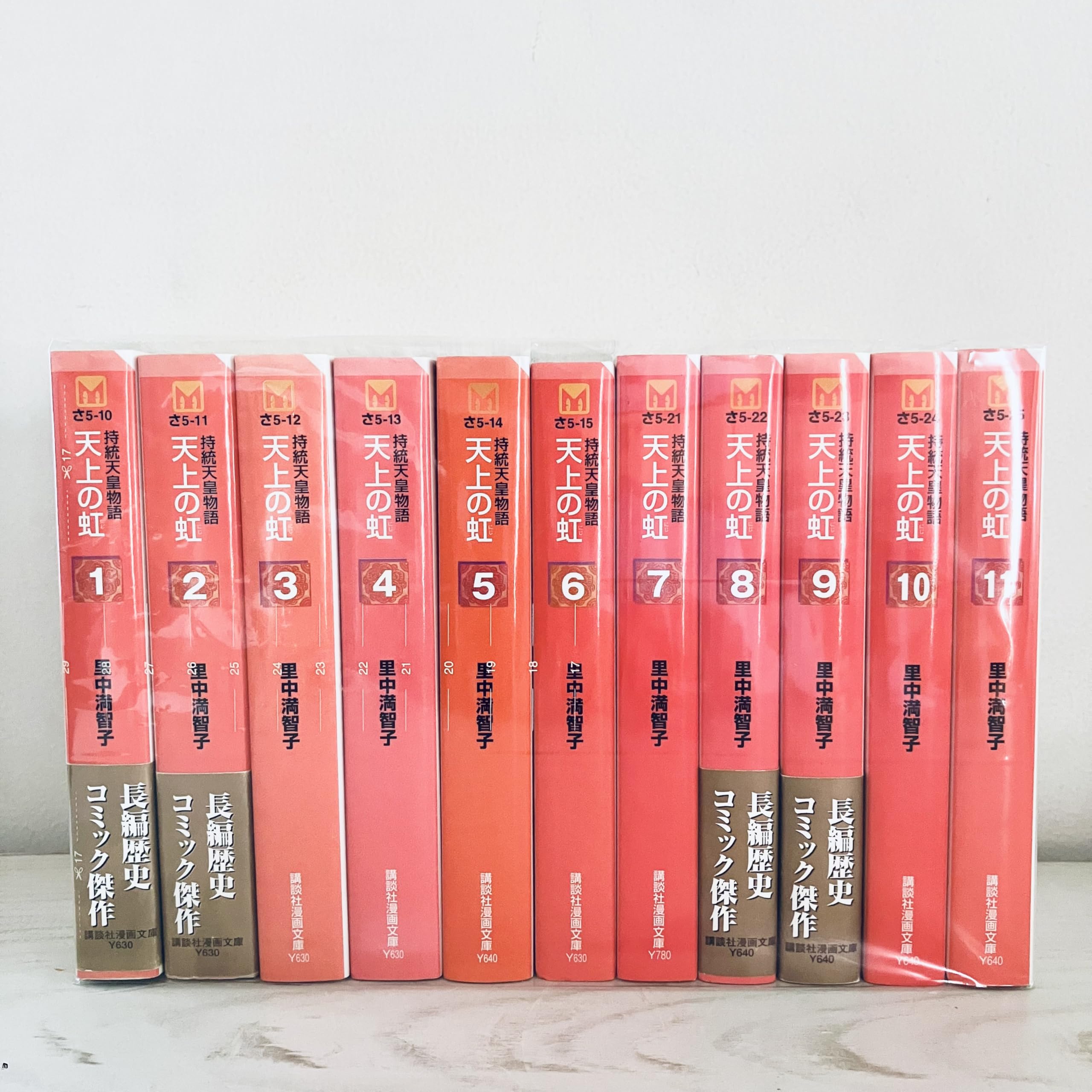 天上の虹 : 持統天皇物語 文庫版 全巻 11巻 天上の虹 : 持