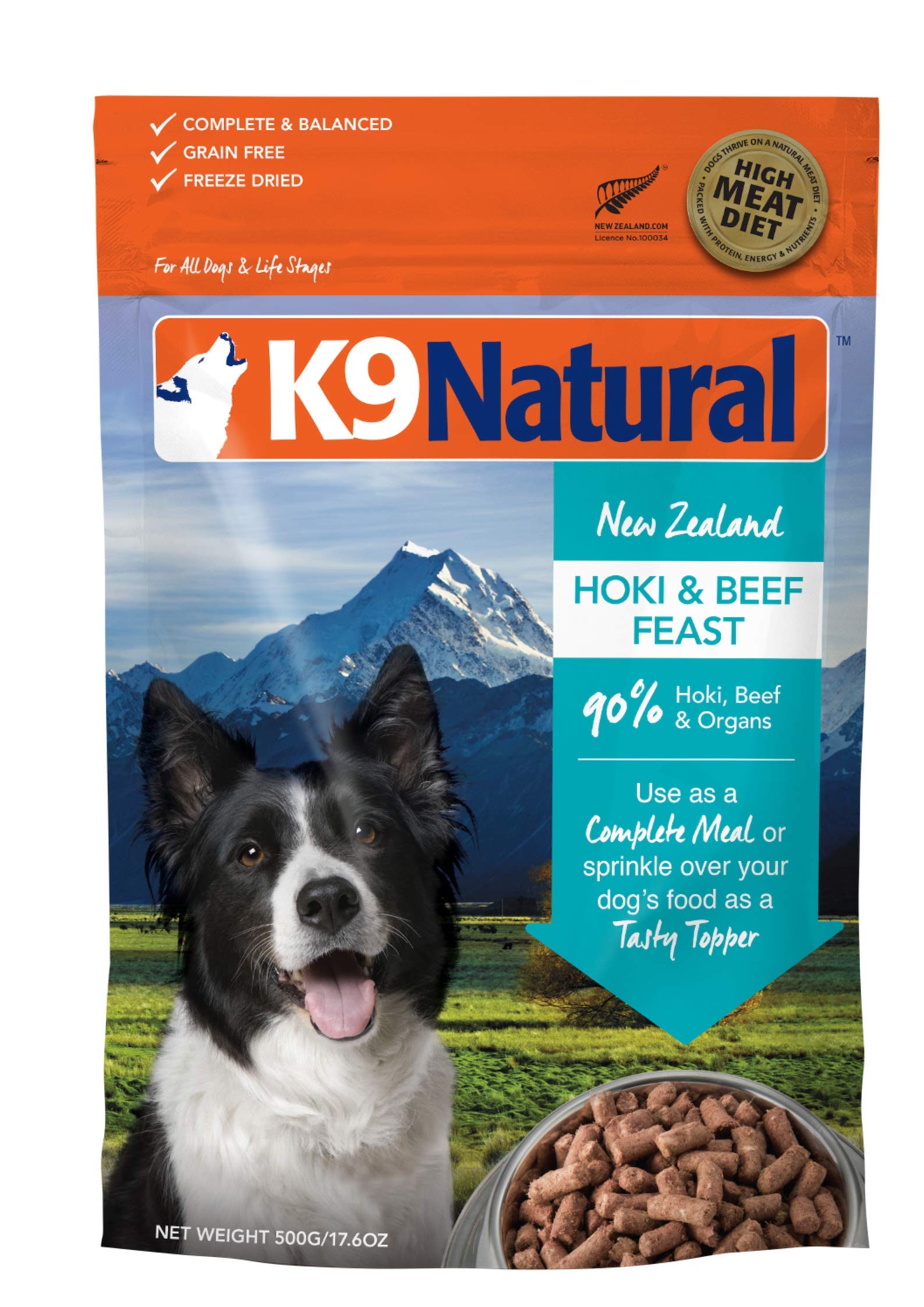K9 Natural ビーフ＆ホキ 3-6Kg