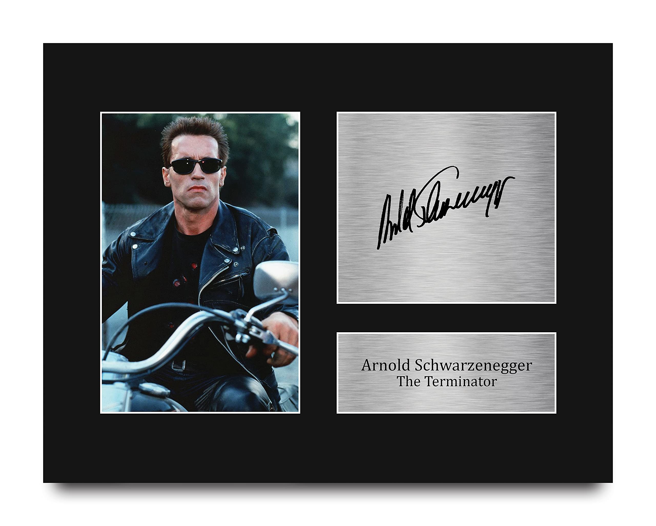 ターミネーター アーノルド・シュワルツェネッガー 直筆サイン入り写真