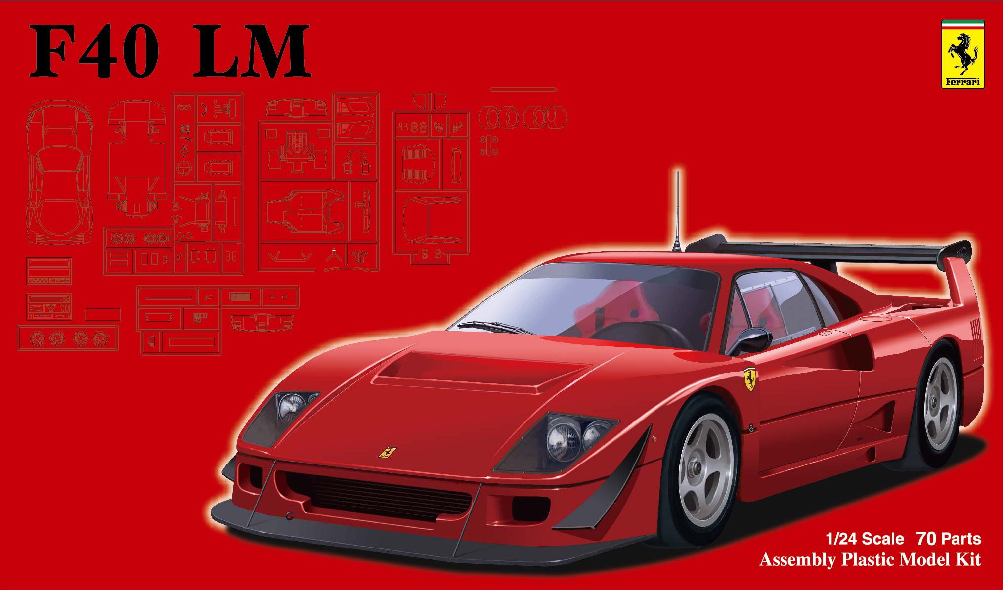 TOMY フェラーリ F-40 SUPER KIT R/C SERIES 美品 フェラーリ F-40