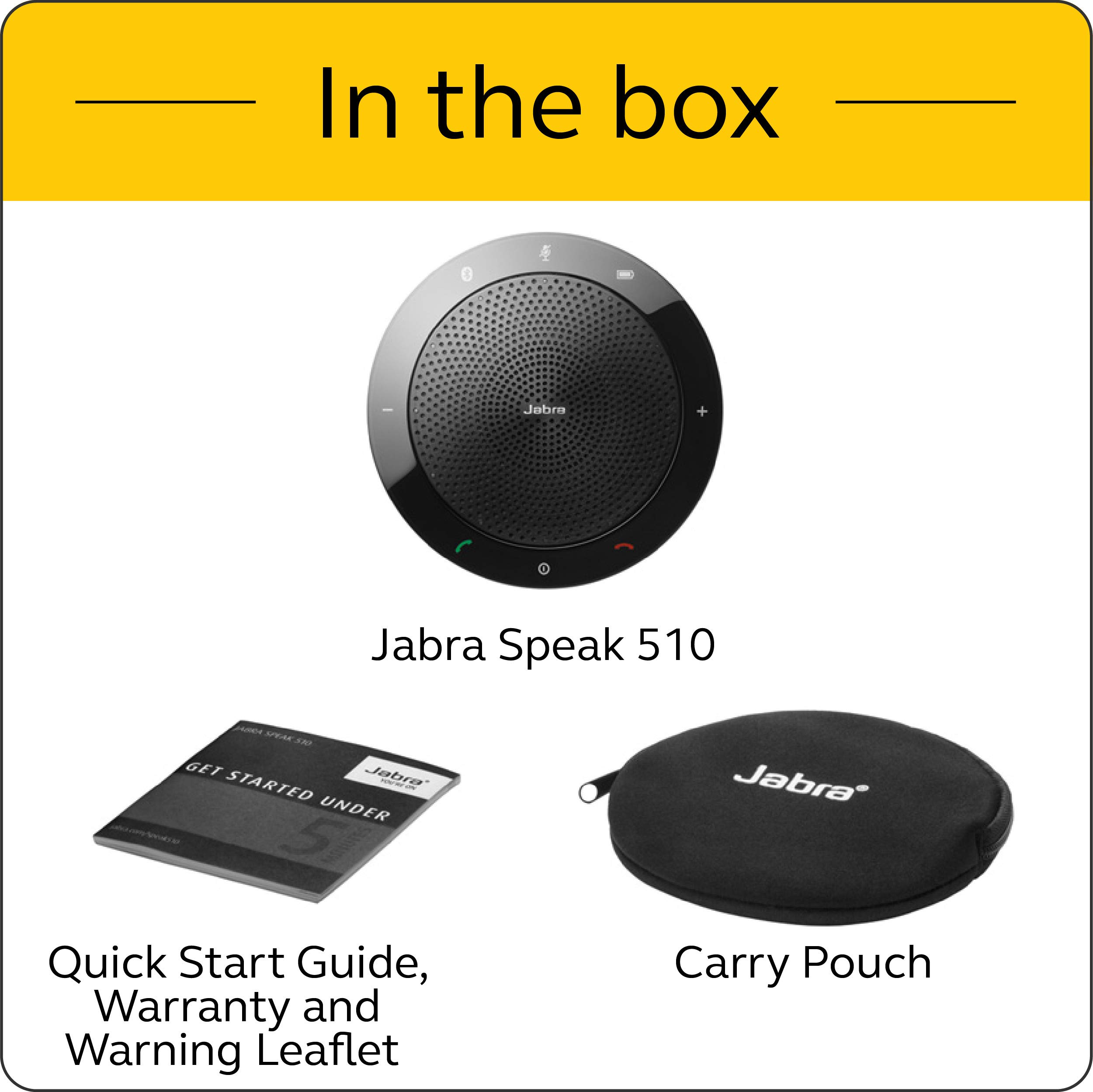Amazon.com: Jabra Speak 510 MS Wireless Bluetooth Speakerphone