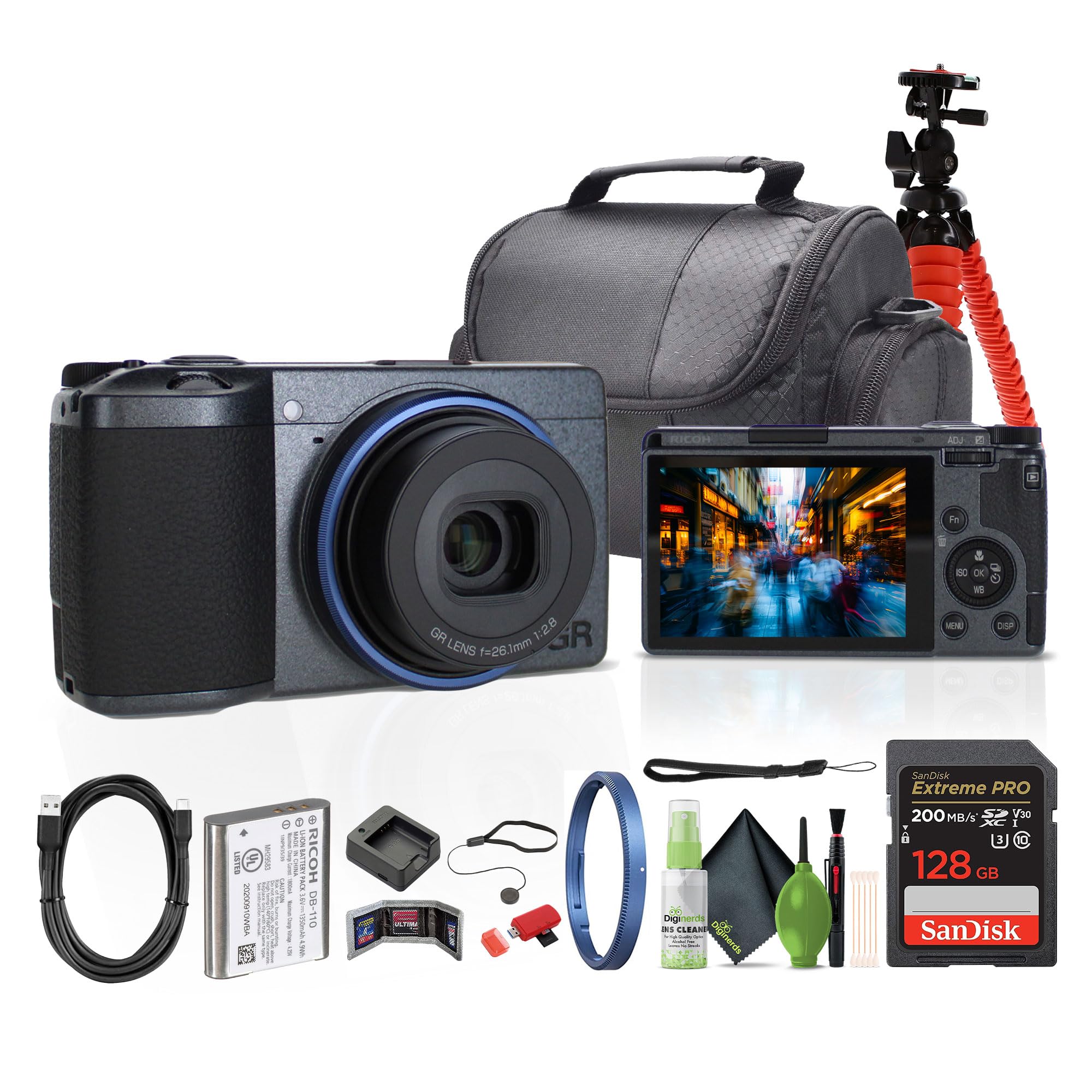 Amazon.com : Ricoh GR IIIx Urban Edition Compact Portable Digital