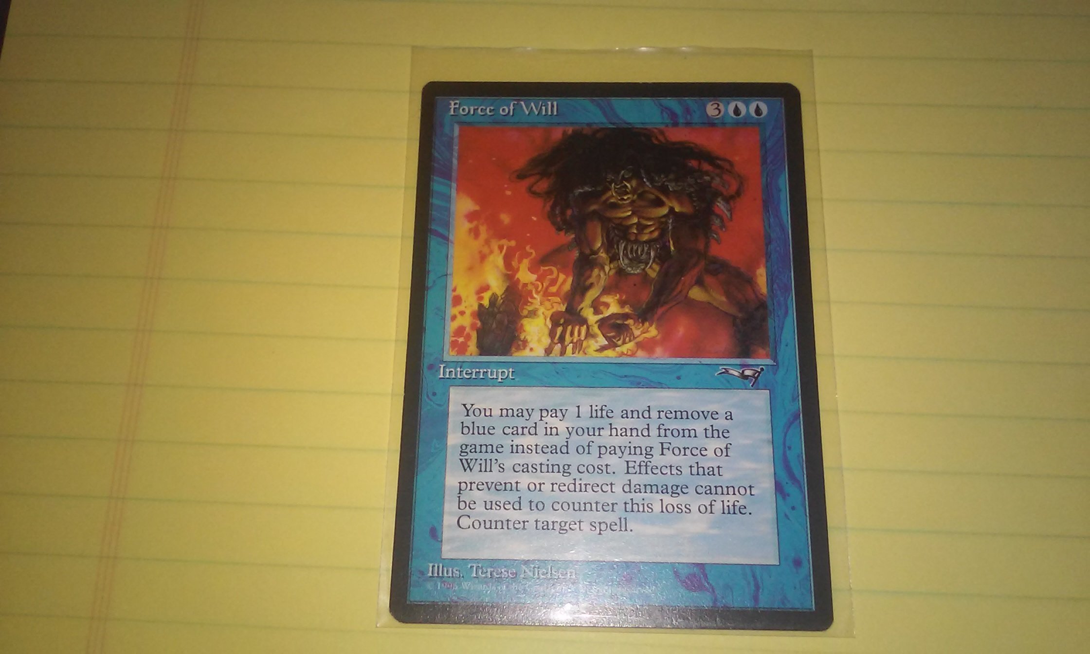 MTG Force of Will 金枠 4枚セット② Force of Will • Eternal Masters