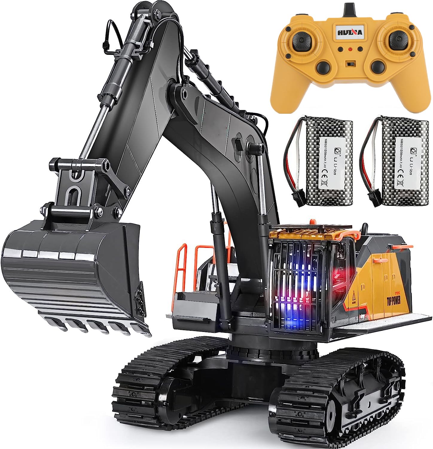 Amazon.co.jp: ショベルカー ラジコン 超合金強化版 掘削機 多機能