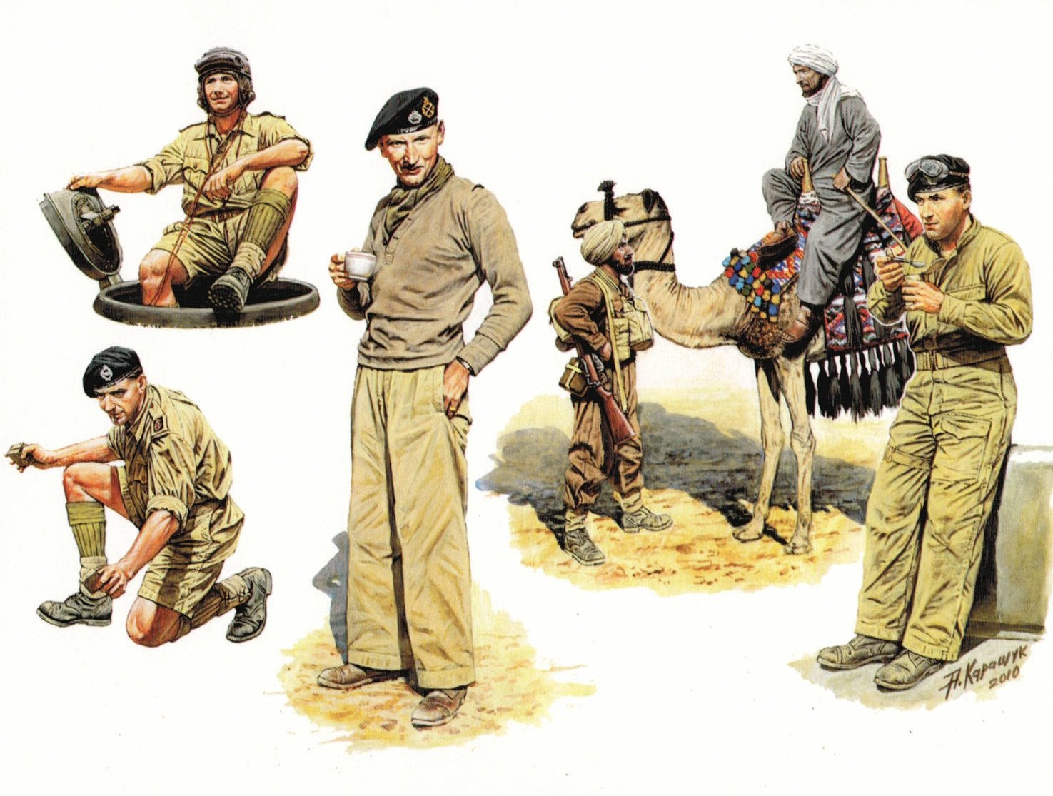 Amazon.com: Master Box Models 1/35 British Troops in Northern