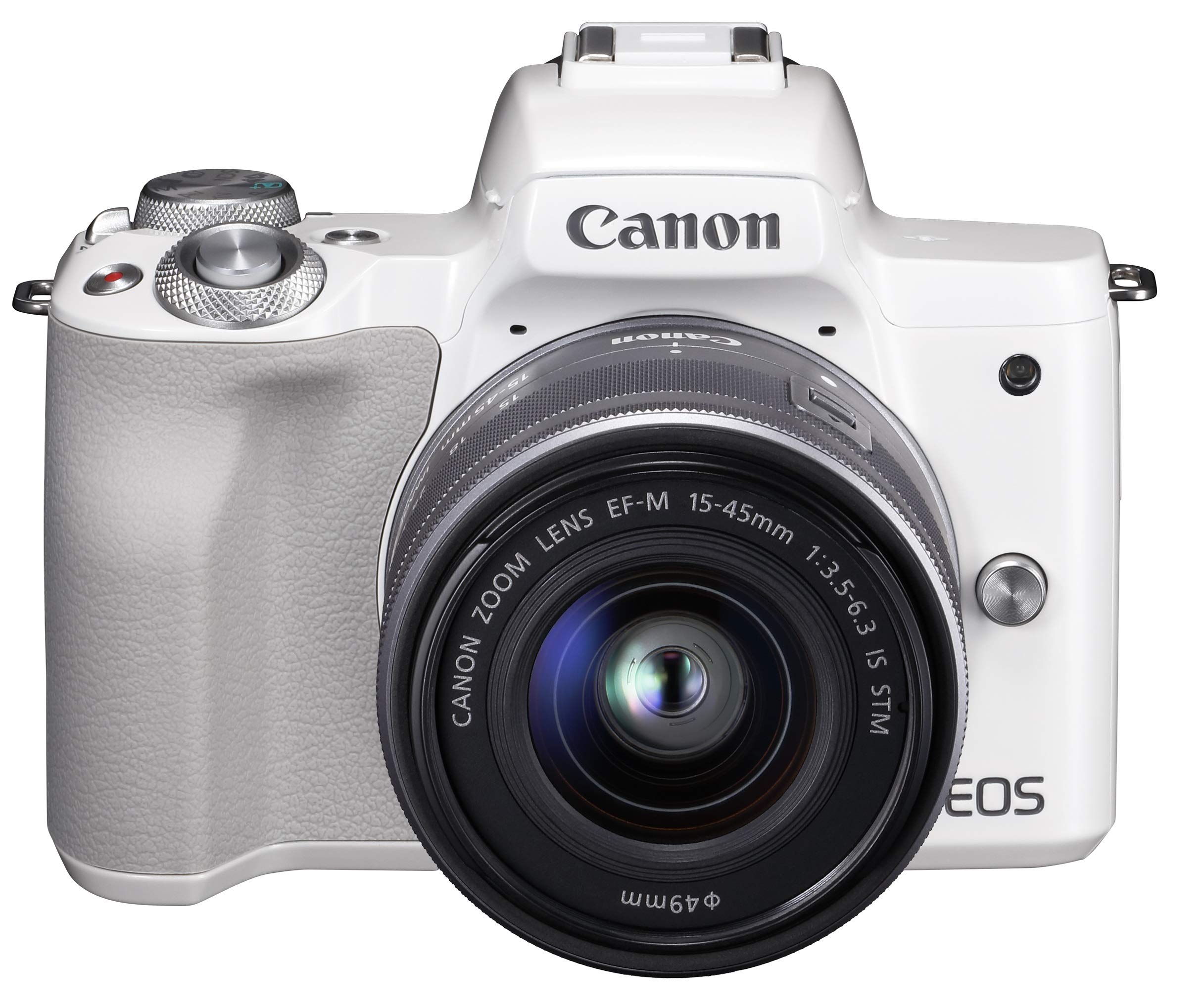 極美品⭐Canon EOS Kiss Mレンズキット ホワイト⭐SDカード付