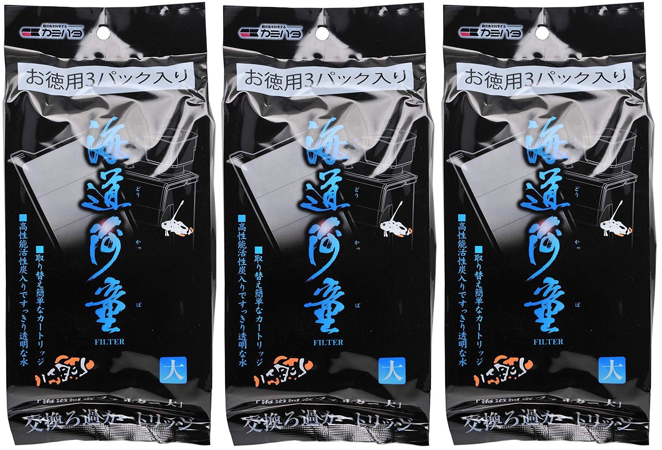Amazon.co.jp: カミハタ 海道河童 大 交換ろ過カートリッジ お徳用3