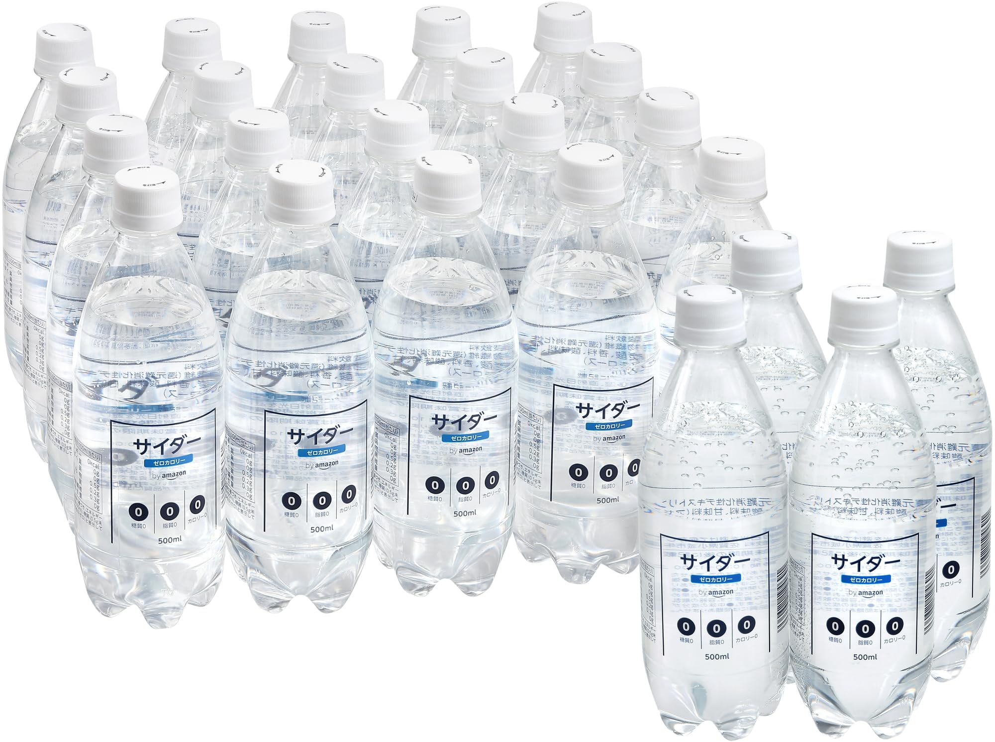 Amazon.co.jp: by Amazon ゼロカロリーサイダー 500ml×24本 : 食品