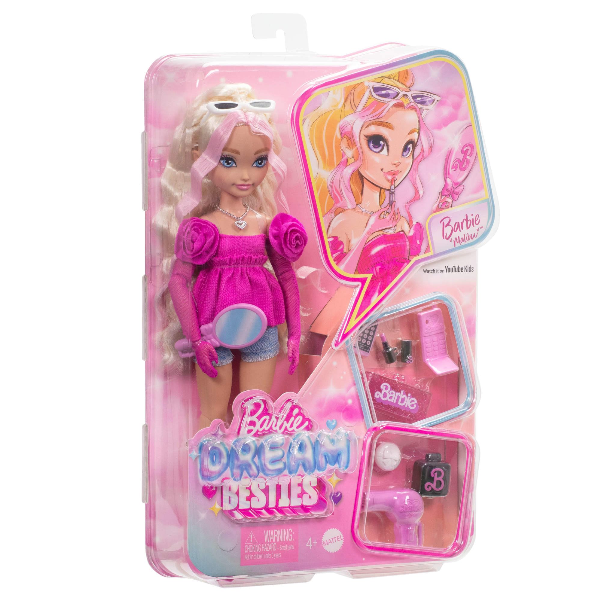 Amazon.co.jp: Barbie Dream Besties Doll and Accessories, Malibu