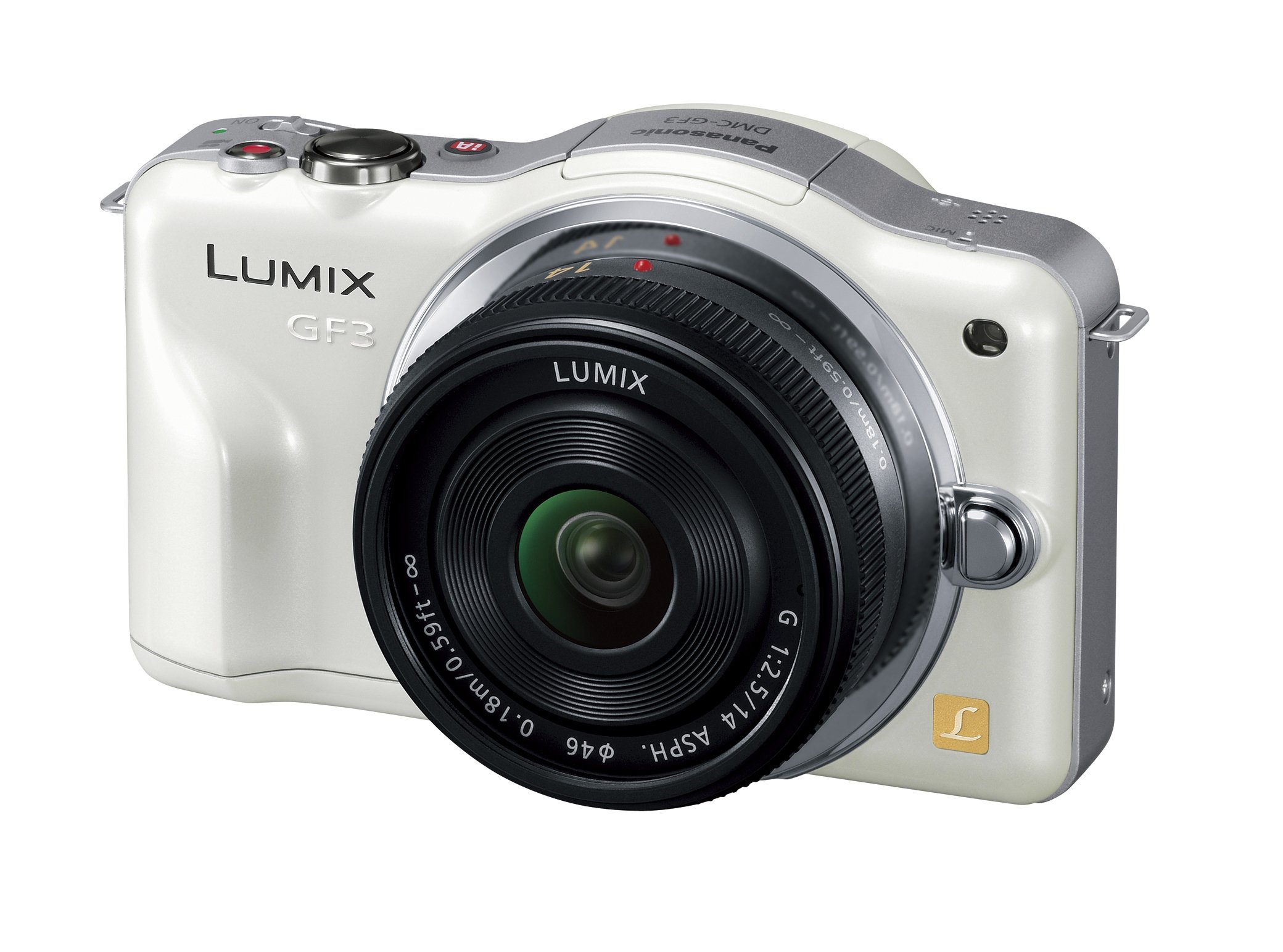 極美品 拡大写真の通り Lumix GF3 ホワイト デジタル一眼レフカメラ 極