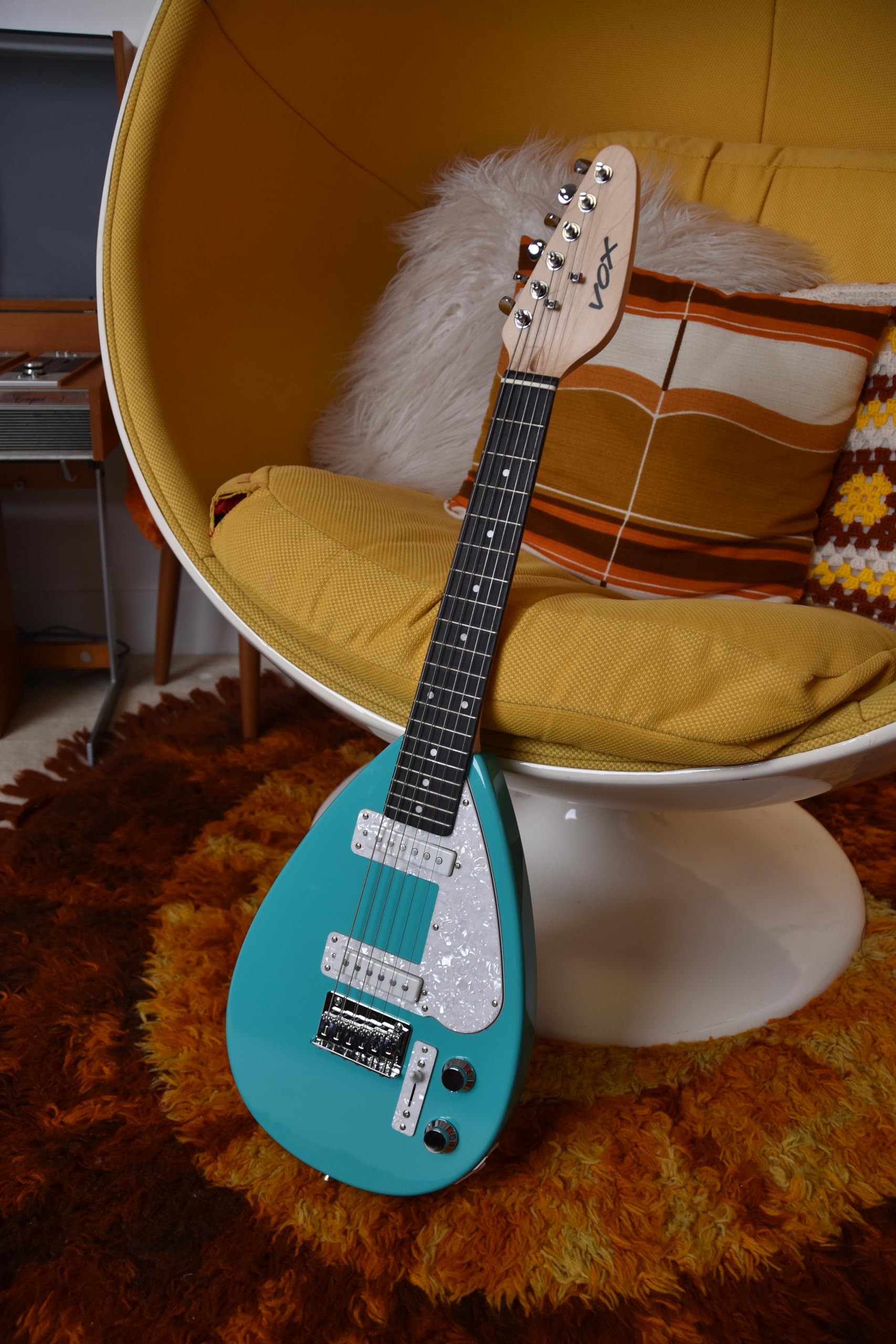 Vox Mark Iii Mini Electric Guitar Teardrop Aqua Green | Desertcart
