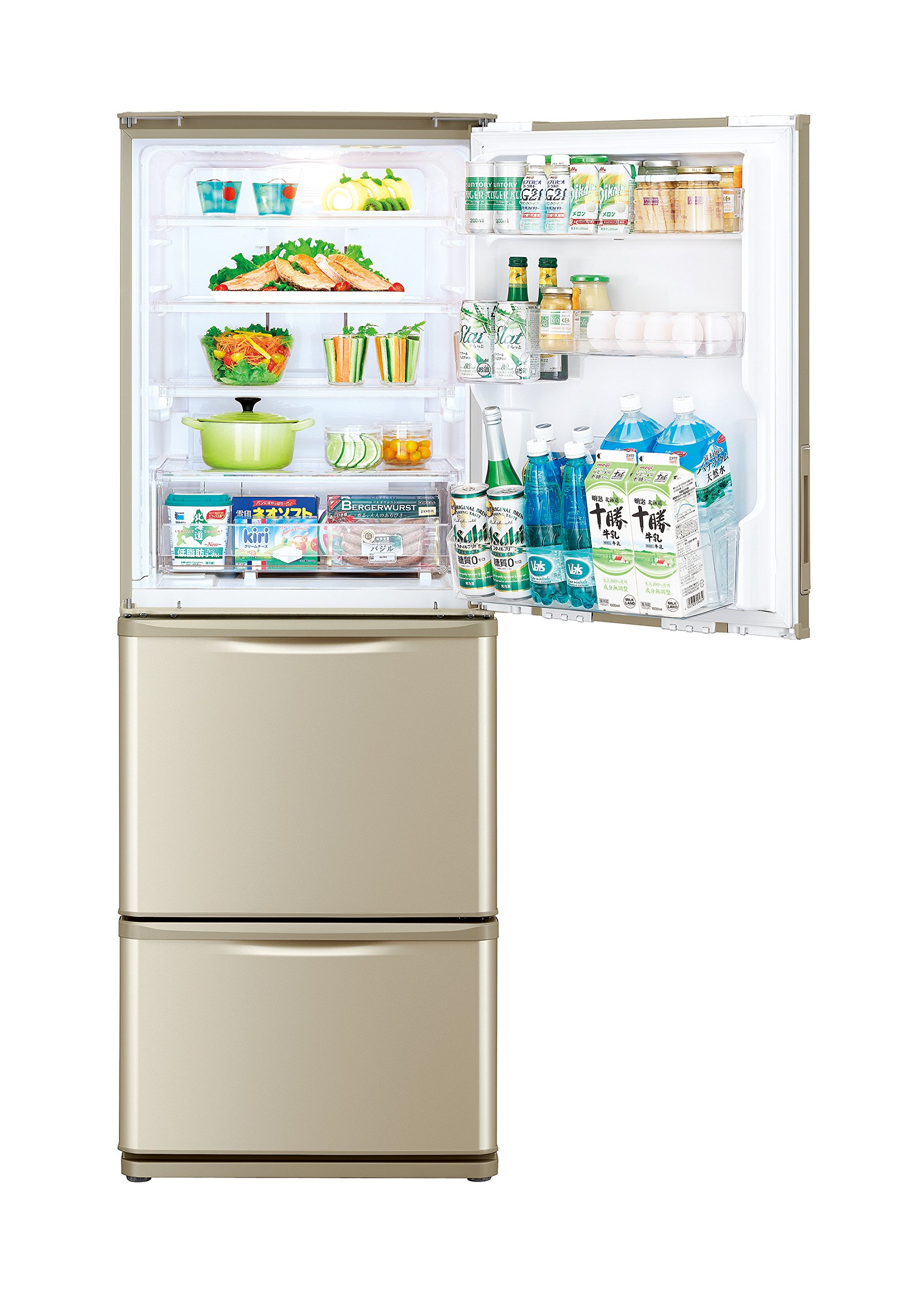 031104 SHARP ノンフロン冷凍冷蔵庫 SJ-W352E-S 031104 SHARP