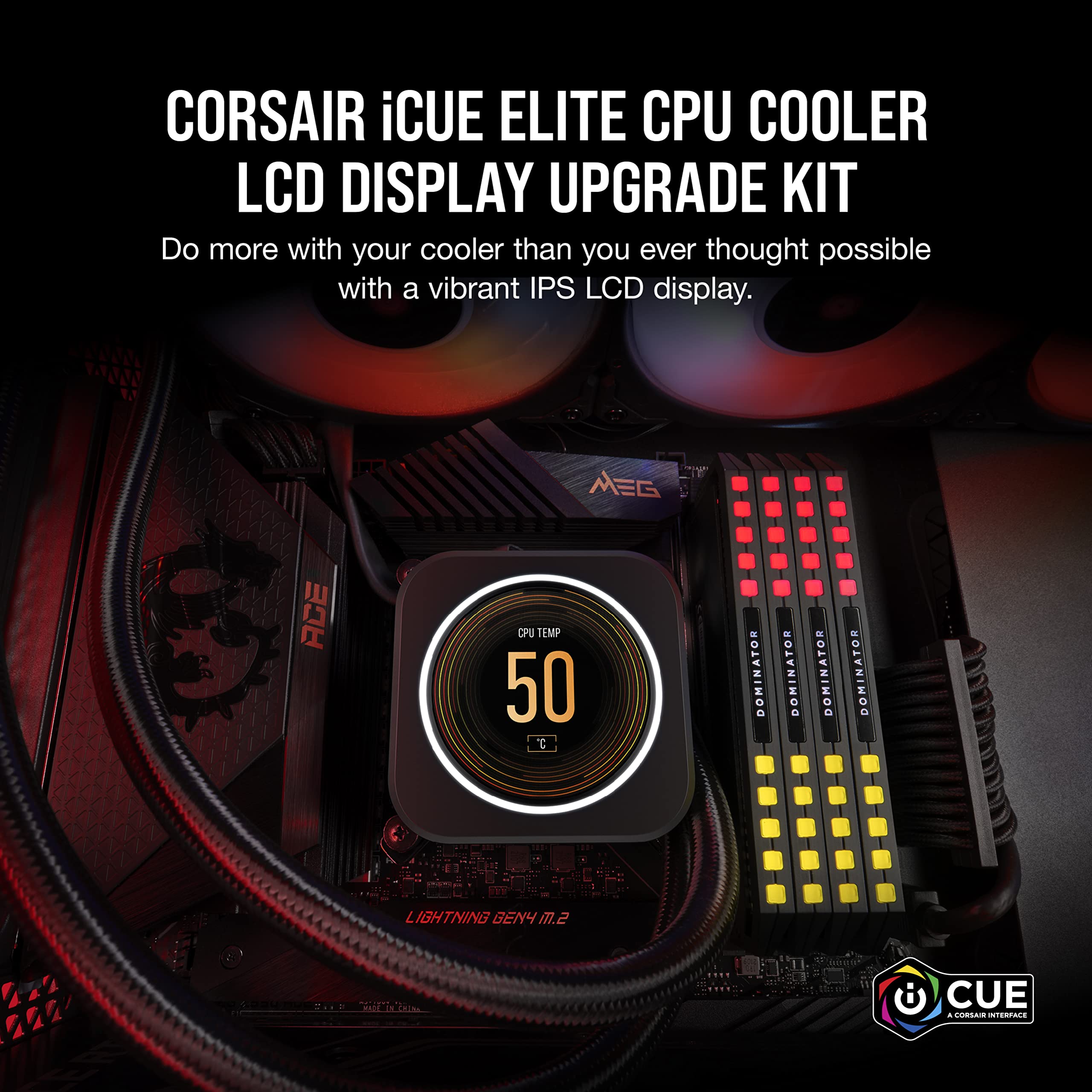 Amazon.com: Corsair iCUE Elite CPU Cooler LCD Display Upgrade Kit