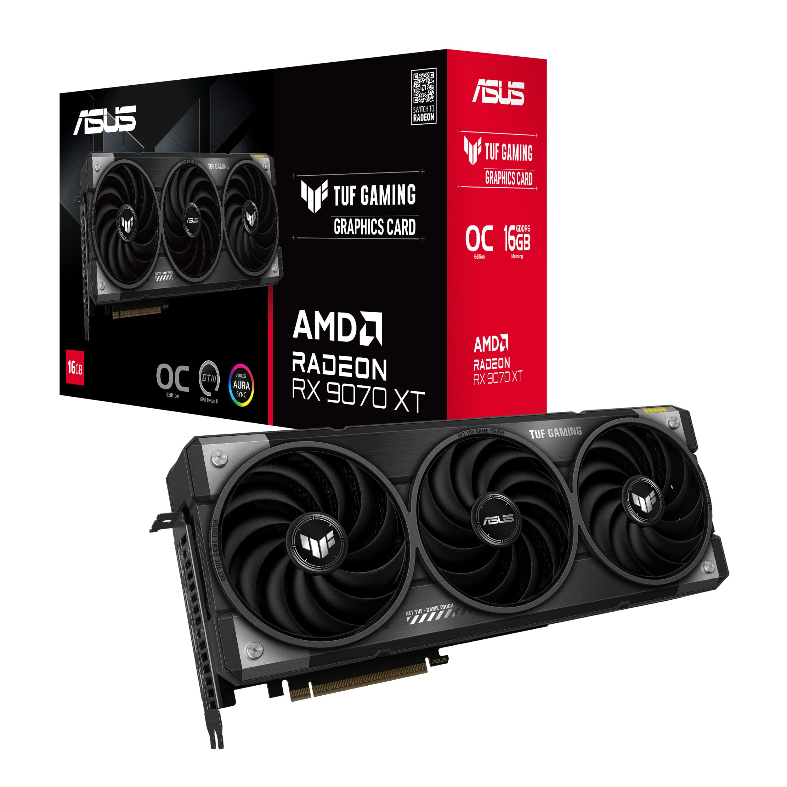 Amazon.com: Asus TUF Gaming Radeon RX 9070 XT OC Edition 16GB