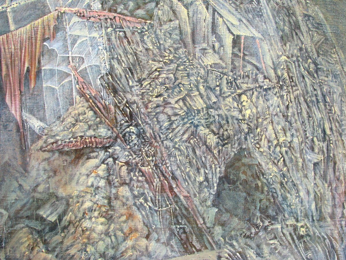 塚本聰「MURMUR」S100号、独立展出品、渾身の最高最大傑作、美術館収蔵級