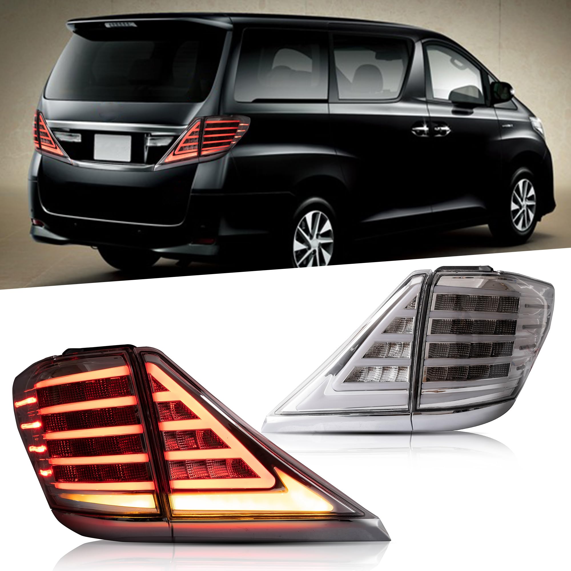 20系 トヨタ ヴェルファイア テールランプ テールランプ 運転席側 内側