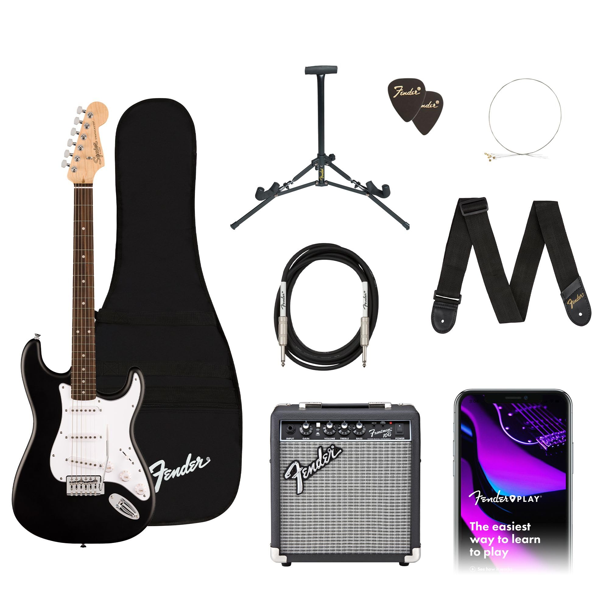 Squier STRAT by Fender YN6シリアル ソフトケース付き Squier