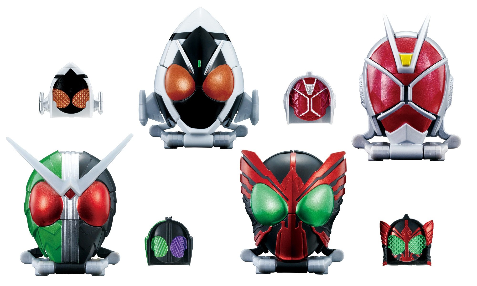 仮面ライダー鎧武 アームズチェンジシリーズ ACPB 8点セット 仮面