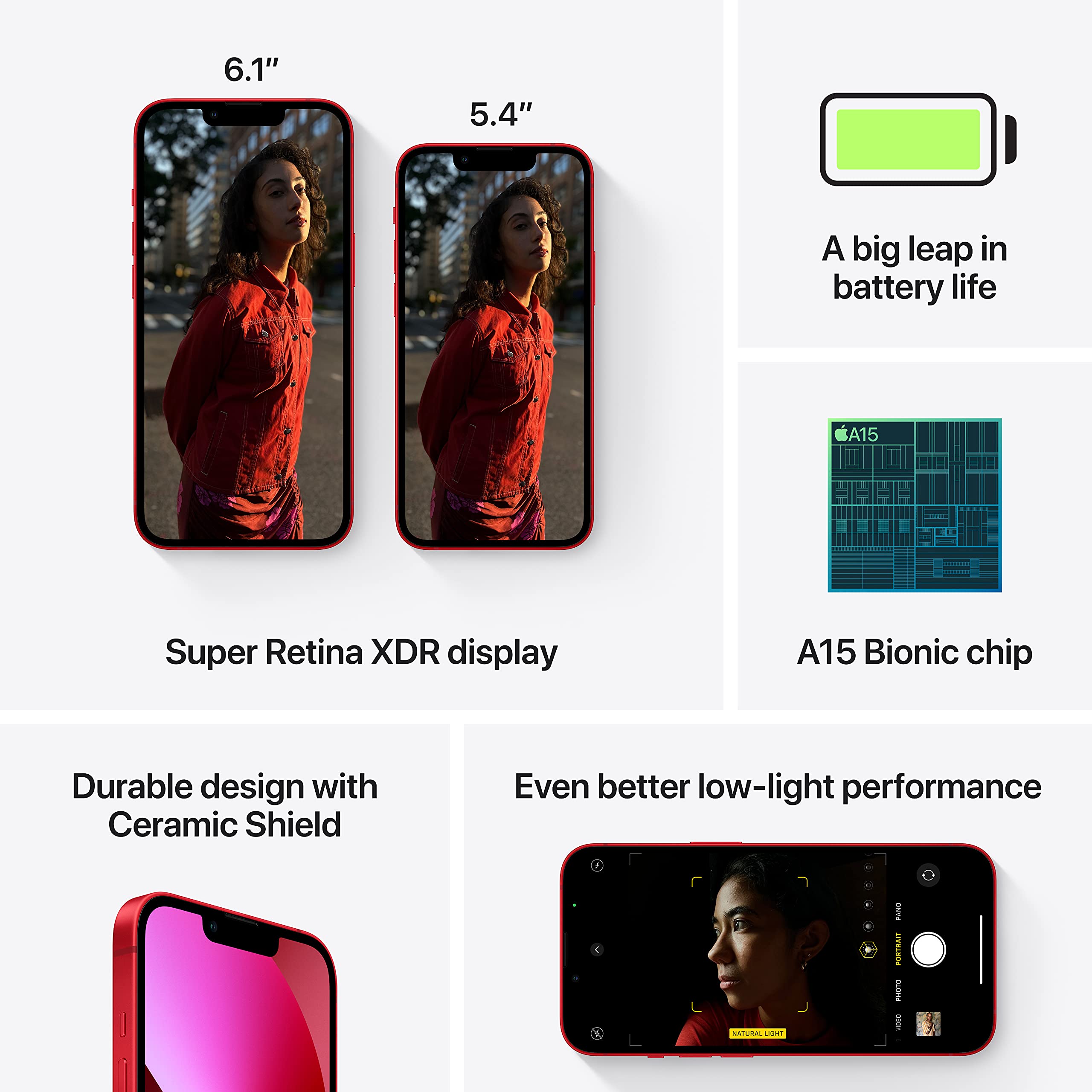 Amazon.com: Apple iPhone (Renewed Premium) 13, 256GB, (PRODUCT)RED