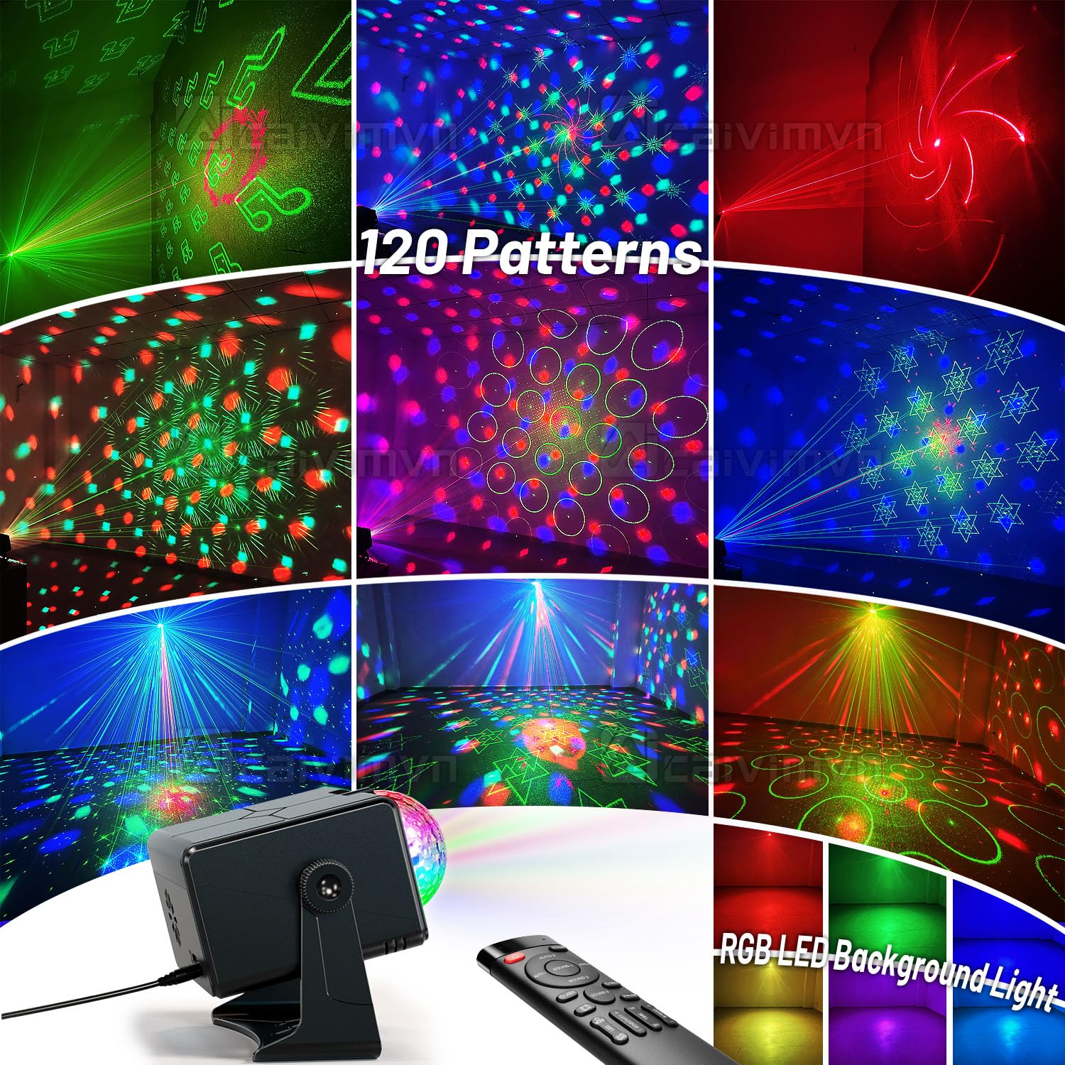 パーティーライトDJディスコステージライトSbolight Ledプロジェクター