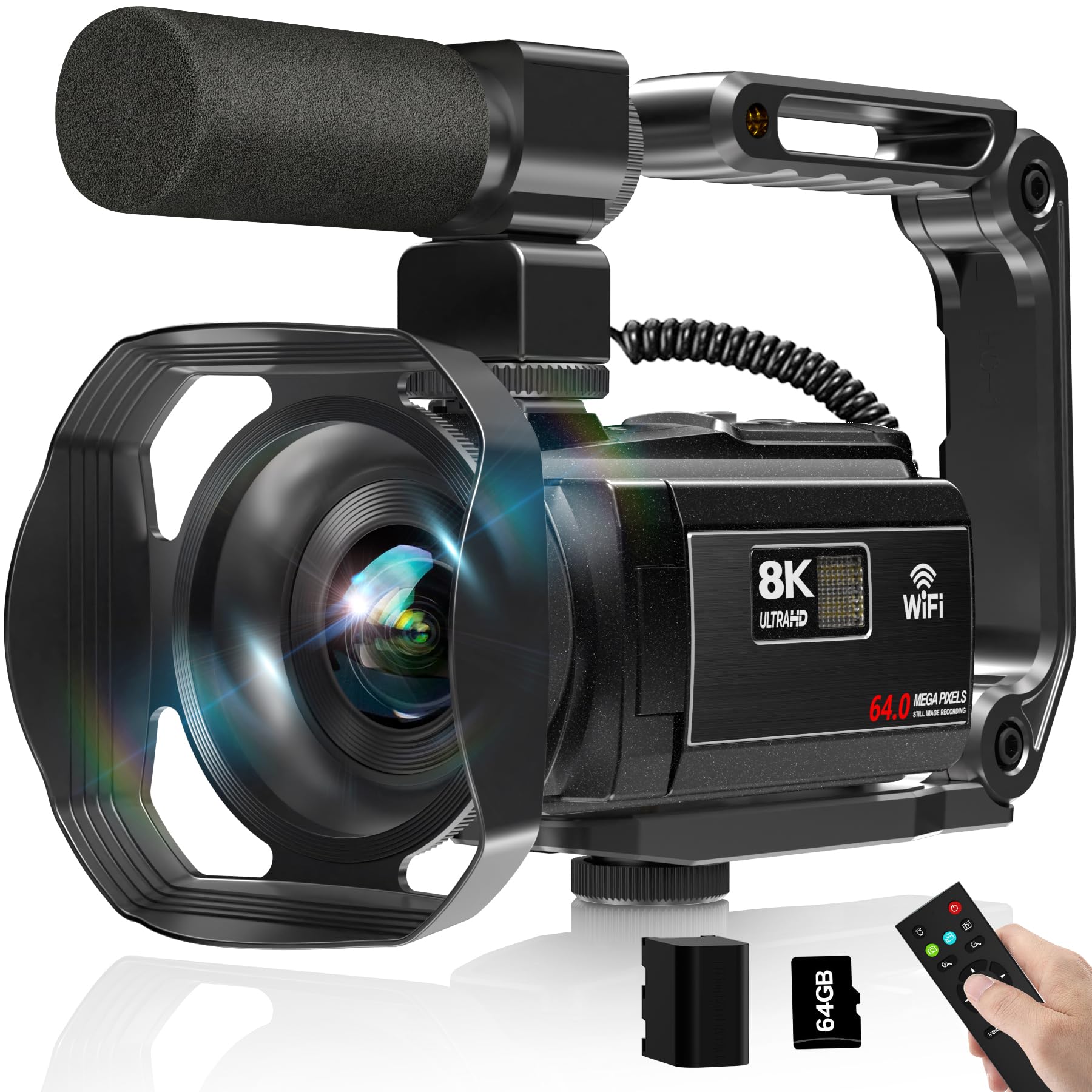 Amazon.com : MURAUX 8K 64MP Video Camera Camcorder with IR Night