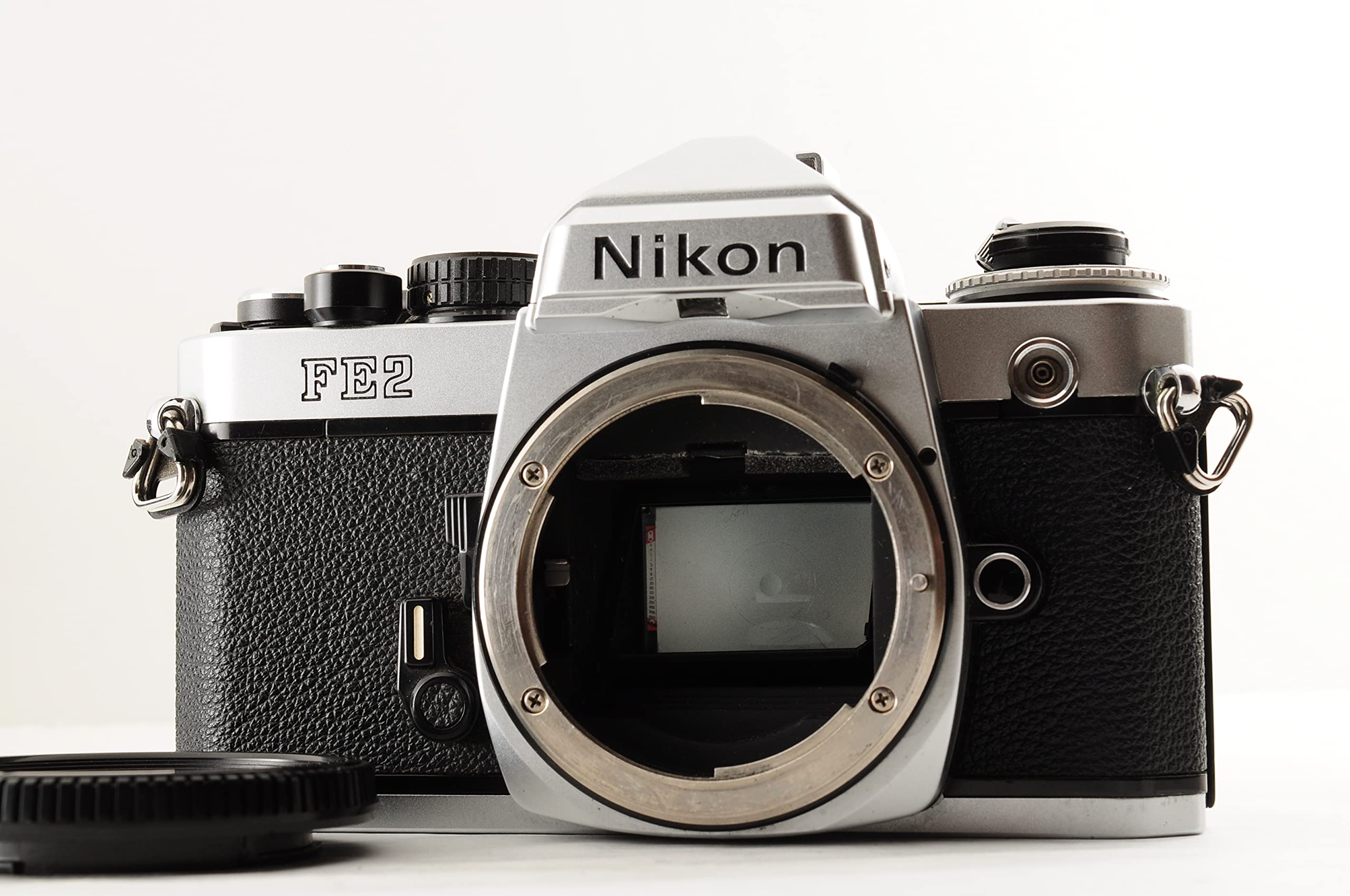 ☆実用上美品☆ニコン Nikon FE2 シルバー Nikon E 35mm F2.5 広角